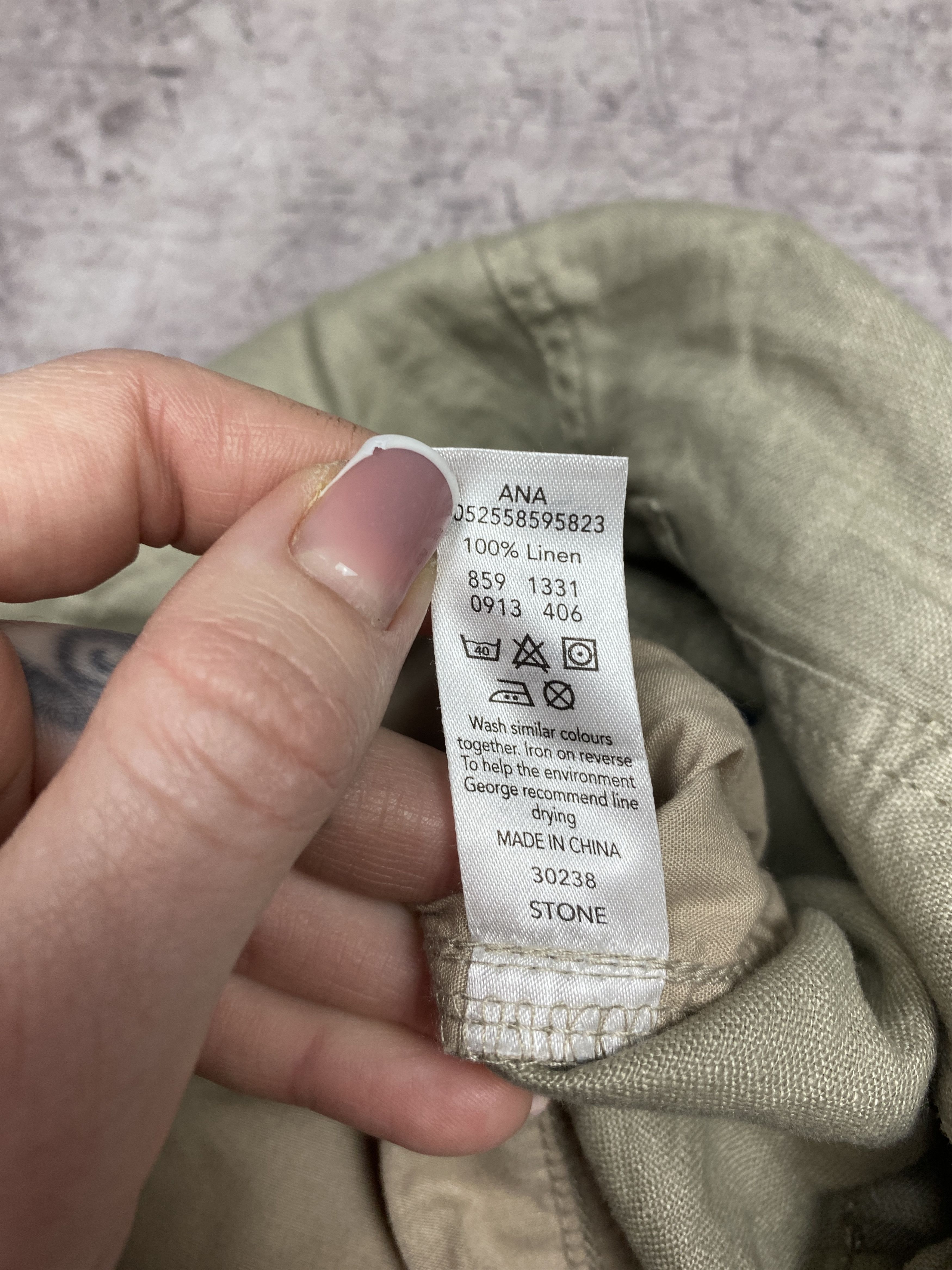 20471120 × Vintage NEW Mens BIG BOY Linen Pants Trousers Size US 42 / EU 58 - 6 Thumbnail