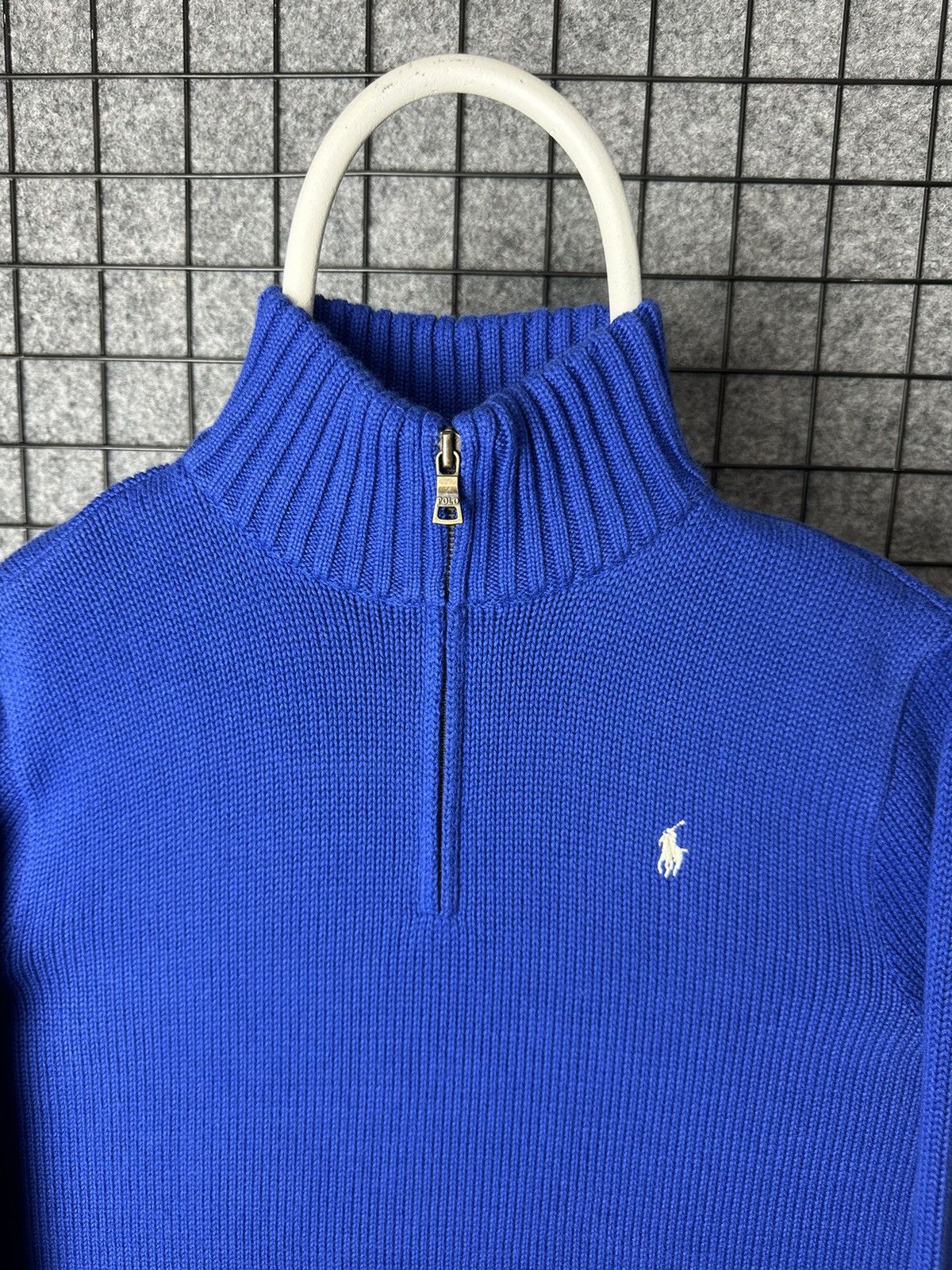 Ralph Lauren Polo Ralph Lauren Half Zip Knitted Sweater Size L (14-16) Size XS / US 0-2 / IT 36-38 - 2 Thumbnail