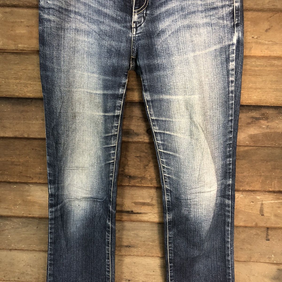 Japanese Brand Closshi Blue Denim vintage Pants #7388 Size 32" / US 10 / IT 46 - 7 Thumbnail