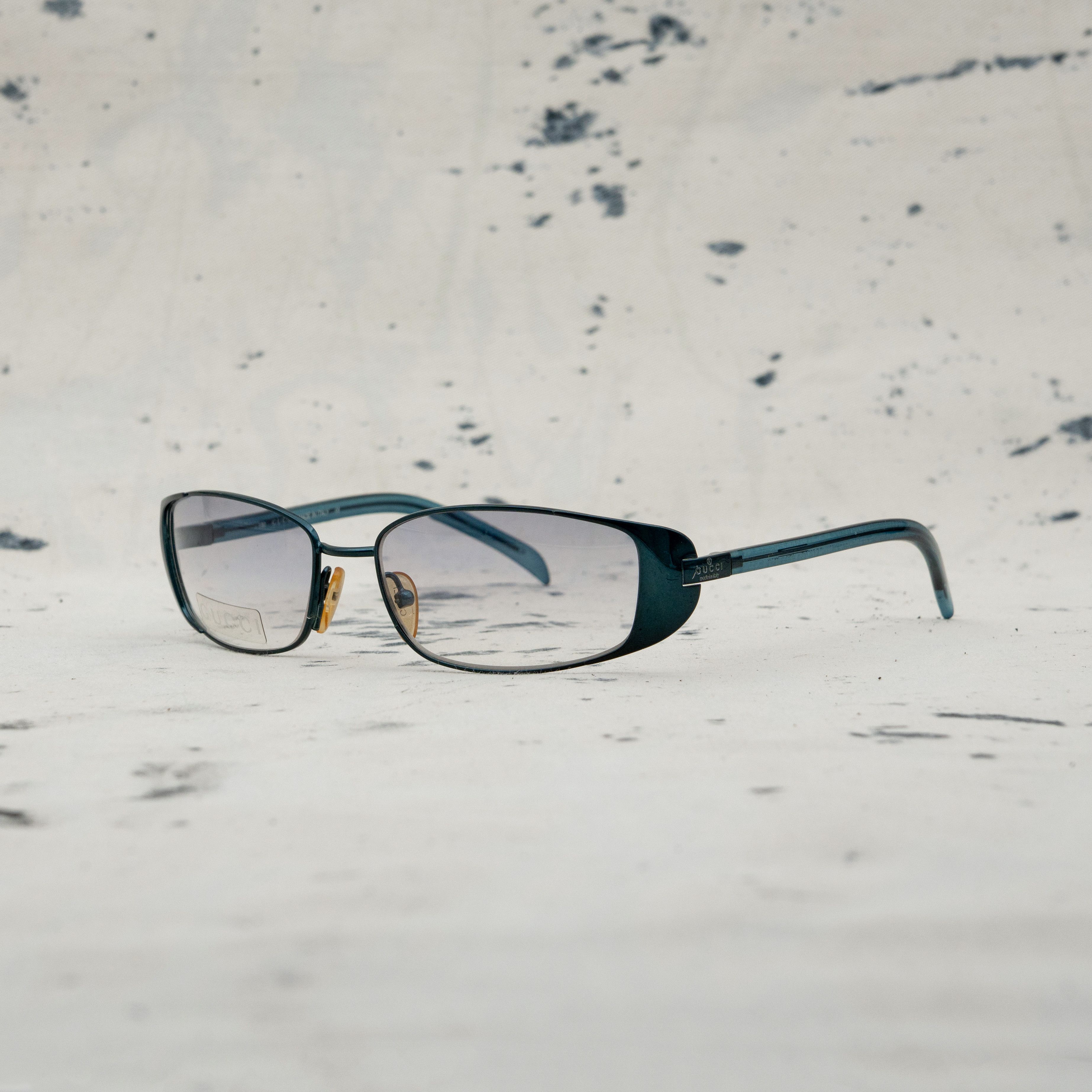 Gucci × Vintage 2000s Gucci Sunglasses Translucent Y2K Rare GG