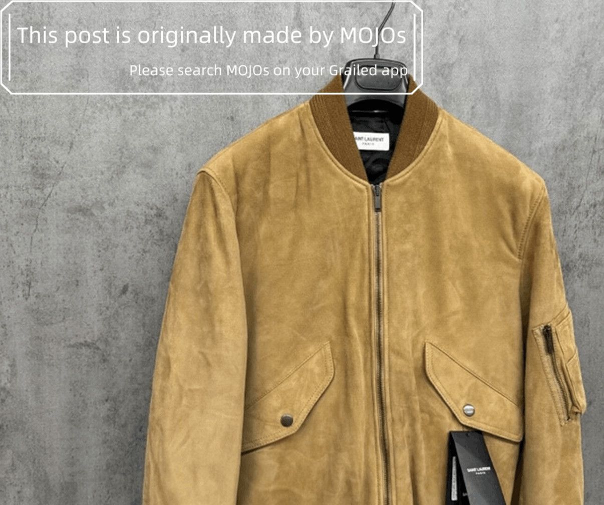Saint Laurent Paris Sz 48 Saint Laurent Paris Suede Jacket mojos973216 Size US M / EU 48-50 / 2 - 2 Thumbnail