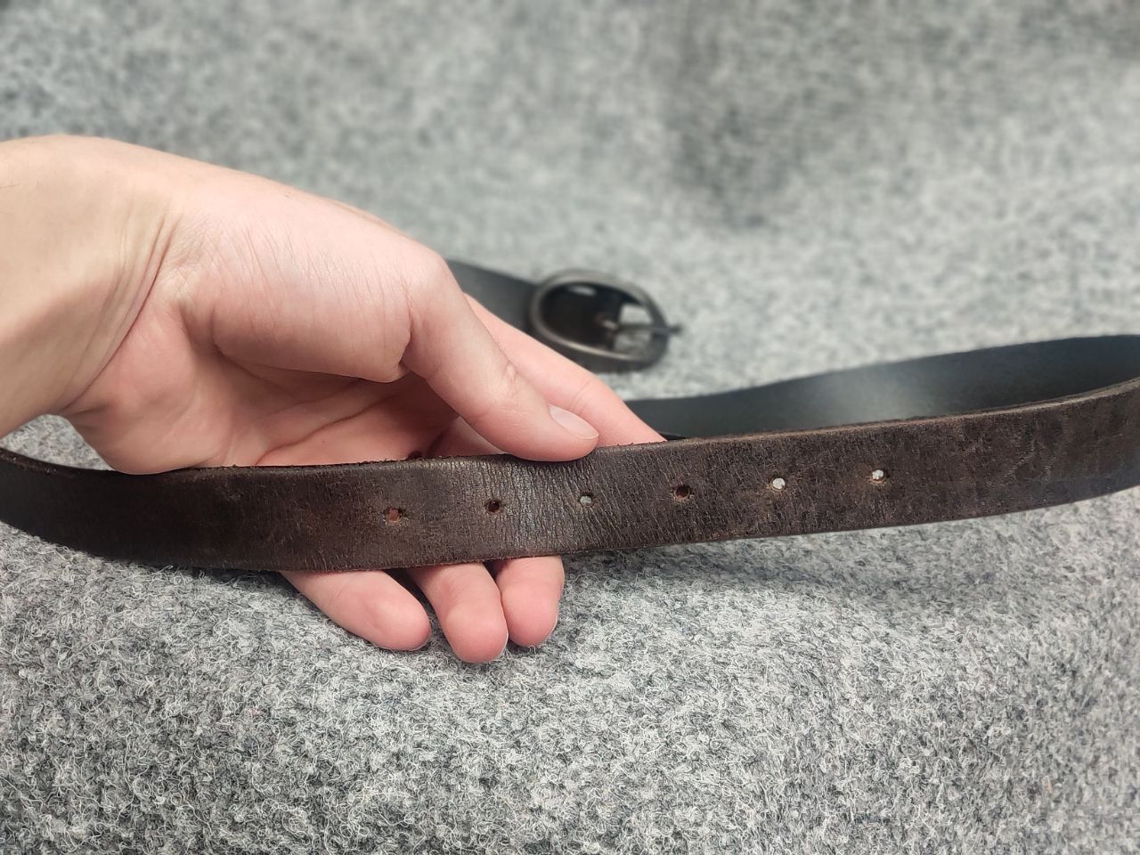 Miss Sixty Miss Sixty Vintage Y2k style leather dark brown logo Belt Size ONE SIZE - 7 Thumbnail