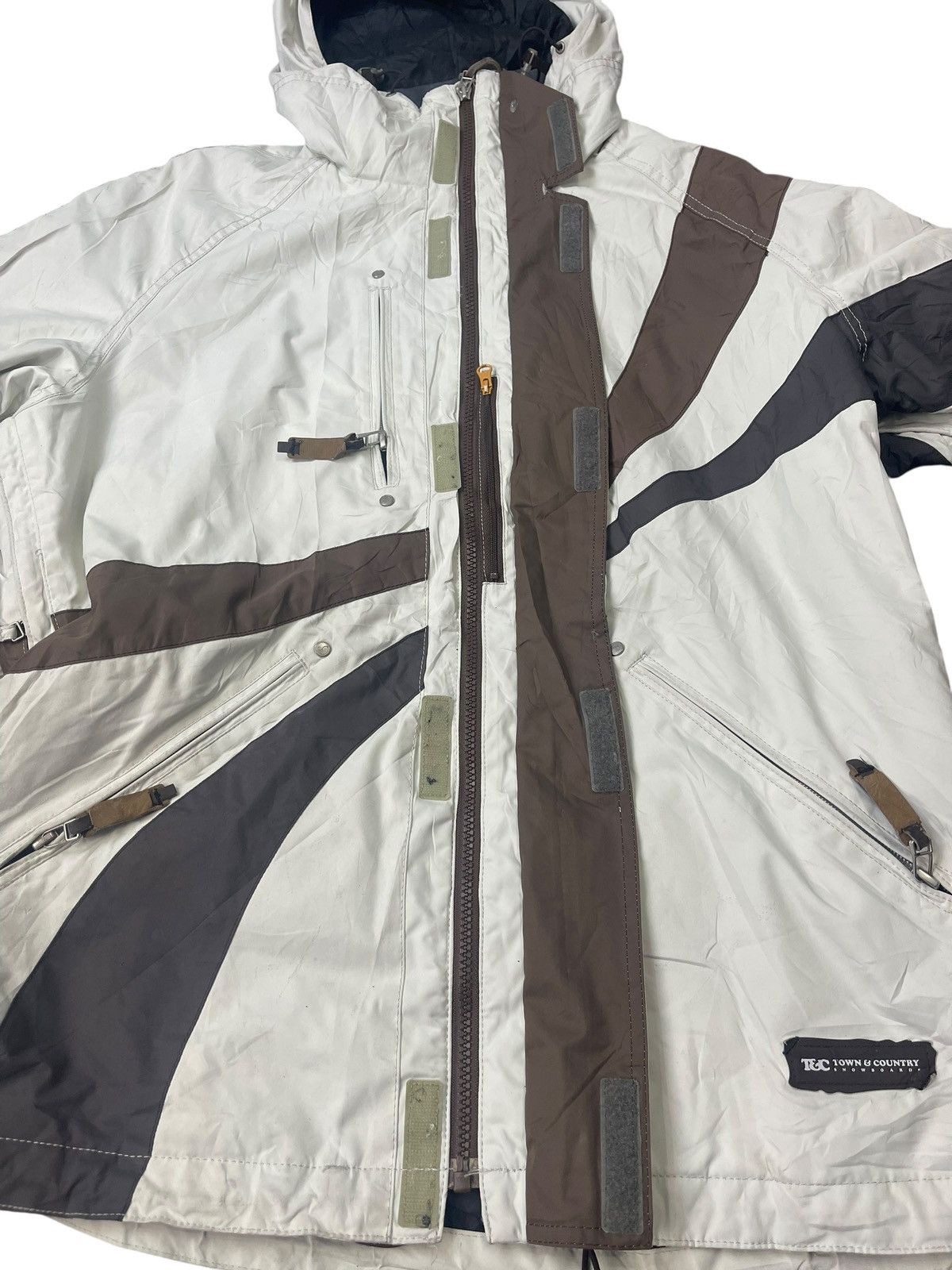 Japanese Brand Vintage T&C Town Country Snowboards Windbreaker Size US L / EU 52-54 / 3 - 7 Thumbnail