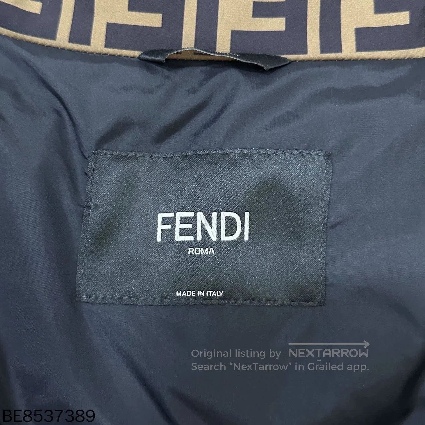 Fendi Fendi Fox Fur Collar FF Print Down Jacket. Size US S / EU 44-46 / 1 - 5 Thumbnail
