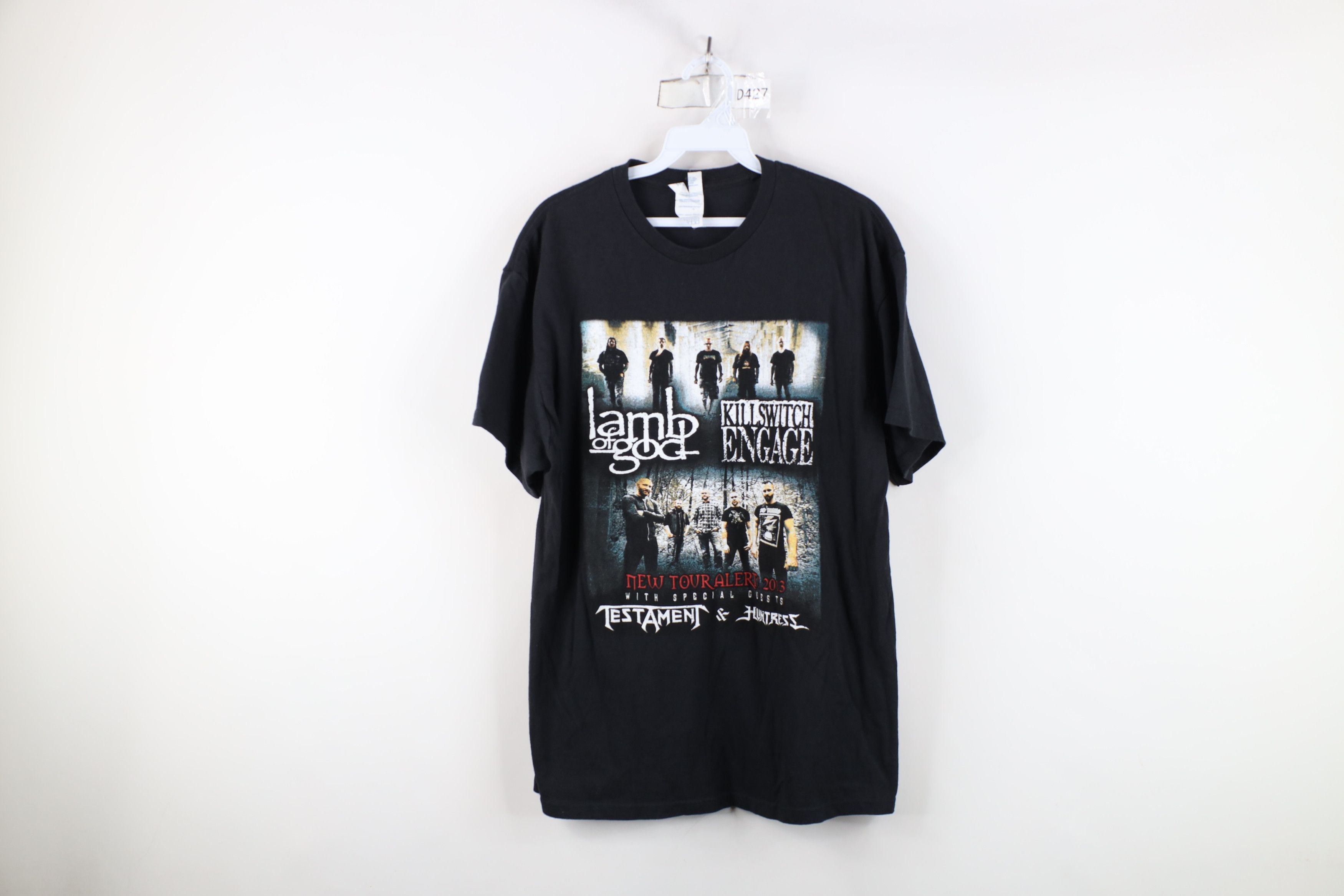 Vintage Y2K Tour Alert Lamb of God Kill Switch Engage Band T-Shirt Size US L / EU 52-54 / 3 - 1 Thumbnail