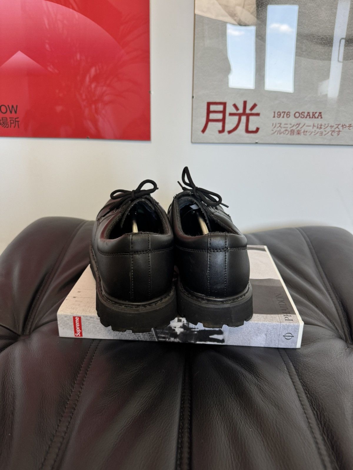 Leather Rare Vintage Avant Garde Platform Derby Leather Boots Grail Size US 12 / EU 45 - 5 Thumbnail