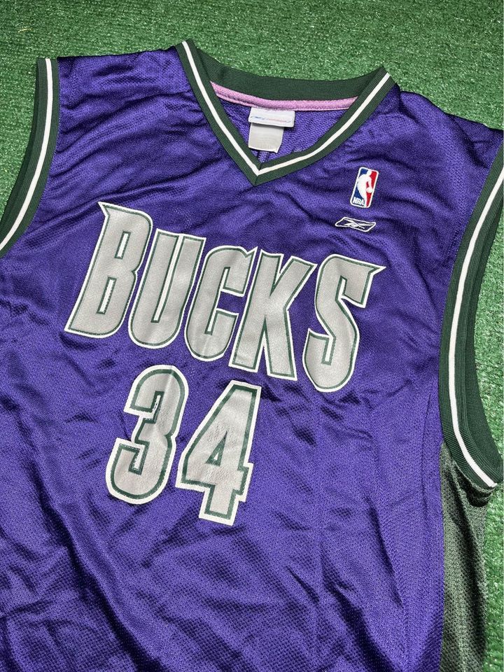 Reebok Ray Allen Milwaukee Bucks Jersey Size L Size US L / EU 52-54 / 3 - 2 Thumbnail