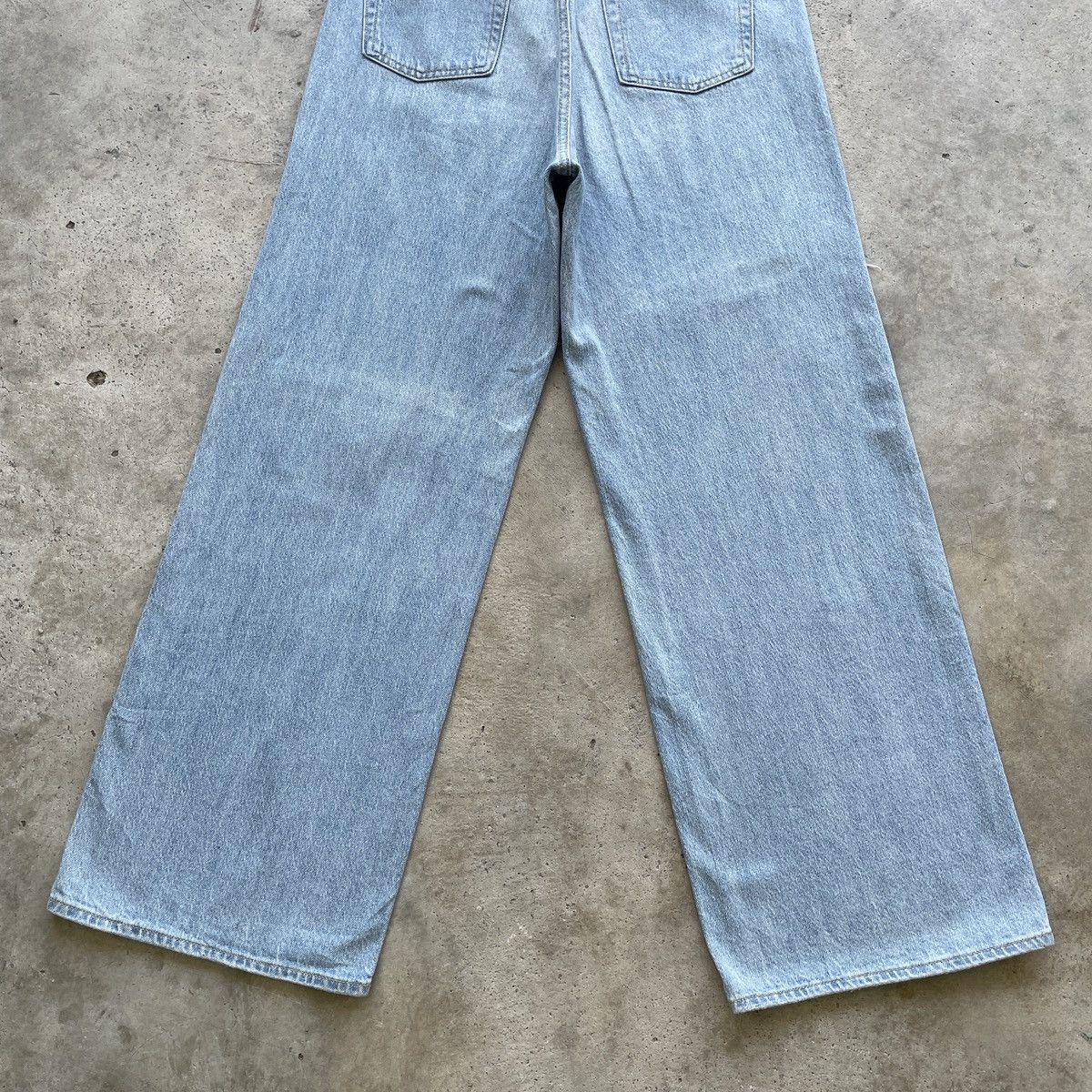 Japanese Brand Vintage Japanese Distressed FLARE Jeans Faded Denim Pants Size US 28 / EU 44 - 9 Thumbnail