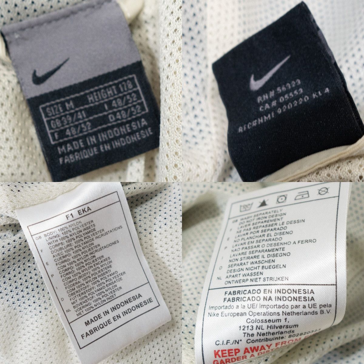 Nike 90s Nylon Center Swoosh Logo Anorak Light Jacket Size US M / EU 48-50 / 2 - 8 Thumbnail