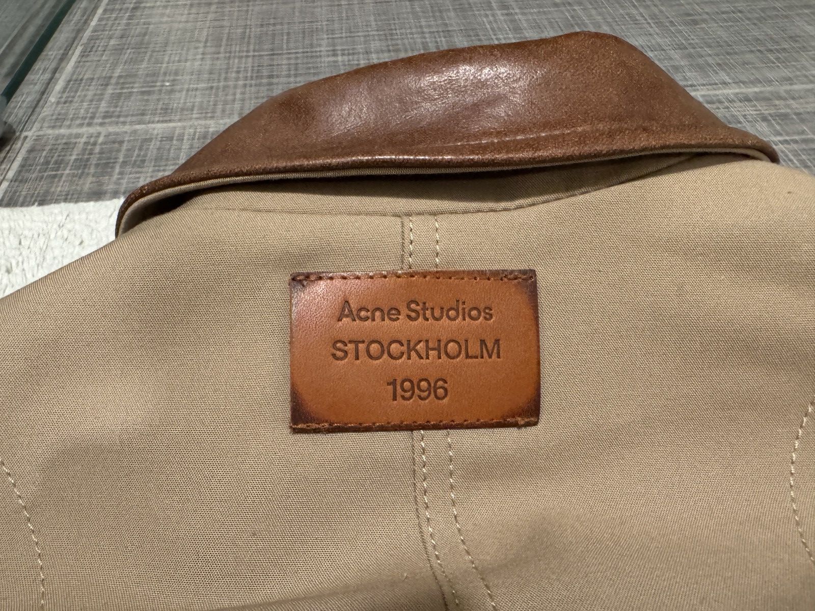 Acne Studios Acne Studios Twill Jacket Khaki Beige Size US S / EU 44-46 / 1 - 10 Thumbnail