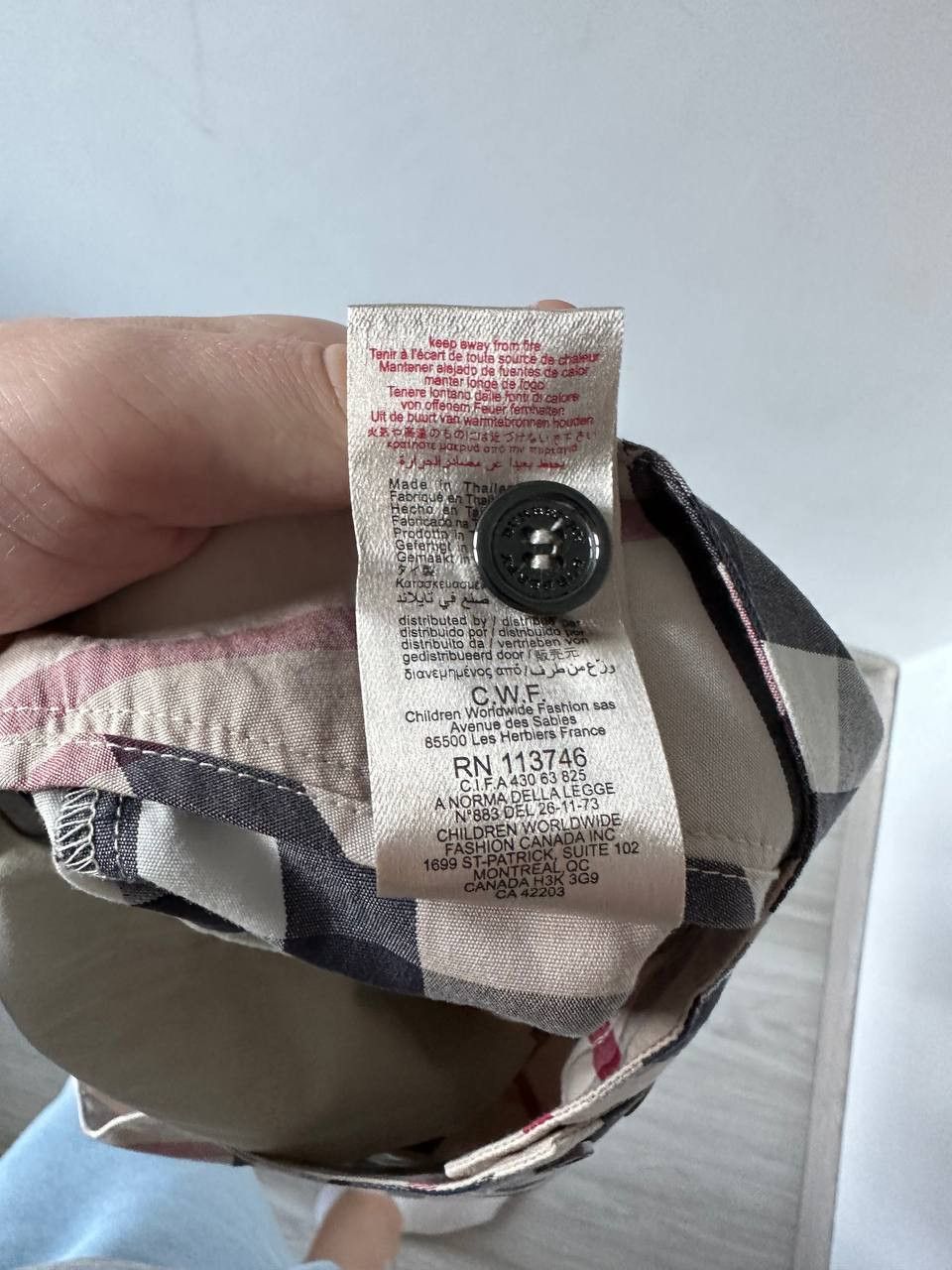 Burberry Burberry Nova Check Children Pants 152 cм Size US 28 / EU 44 - 6 Thumbnail