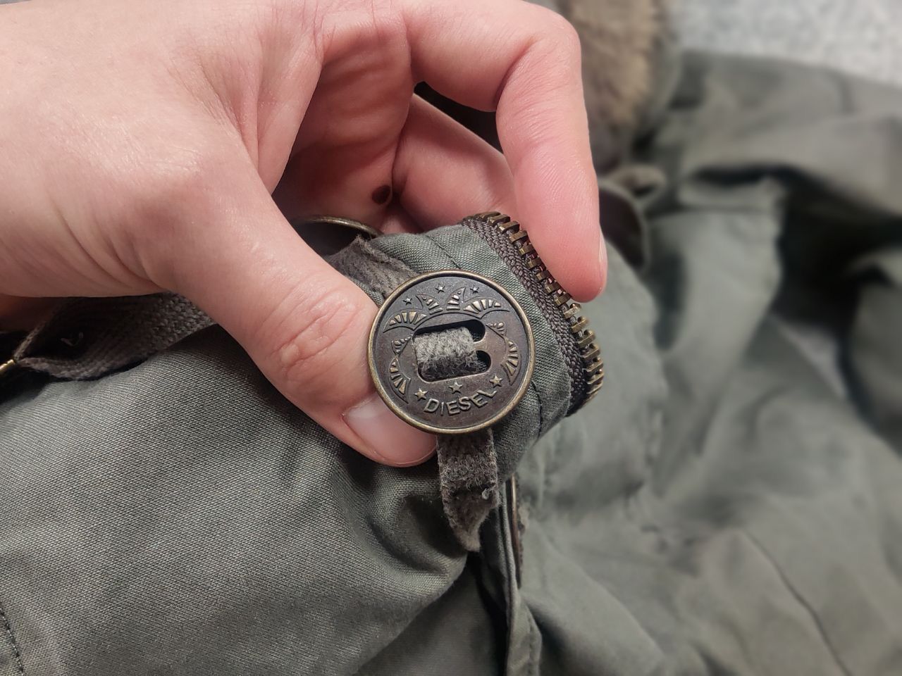 Diesel Vintage Diesel Military LGB Fur Parka Jacket Y2K opium Size M / US 6-8 / IT 42-44 - 16 Thumbnail