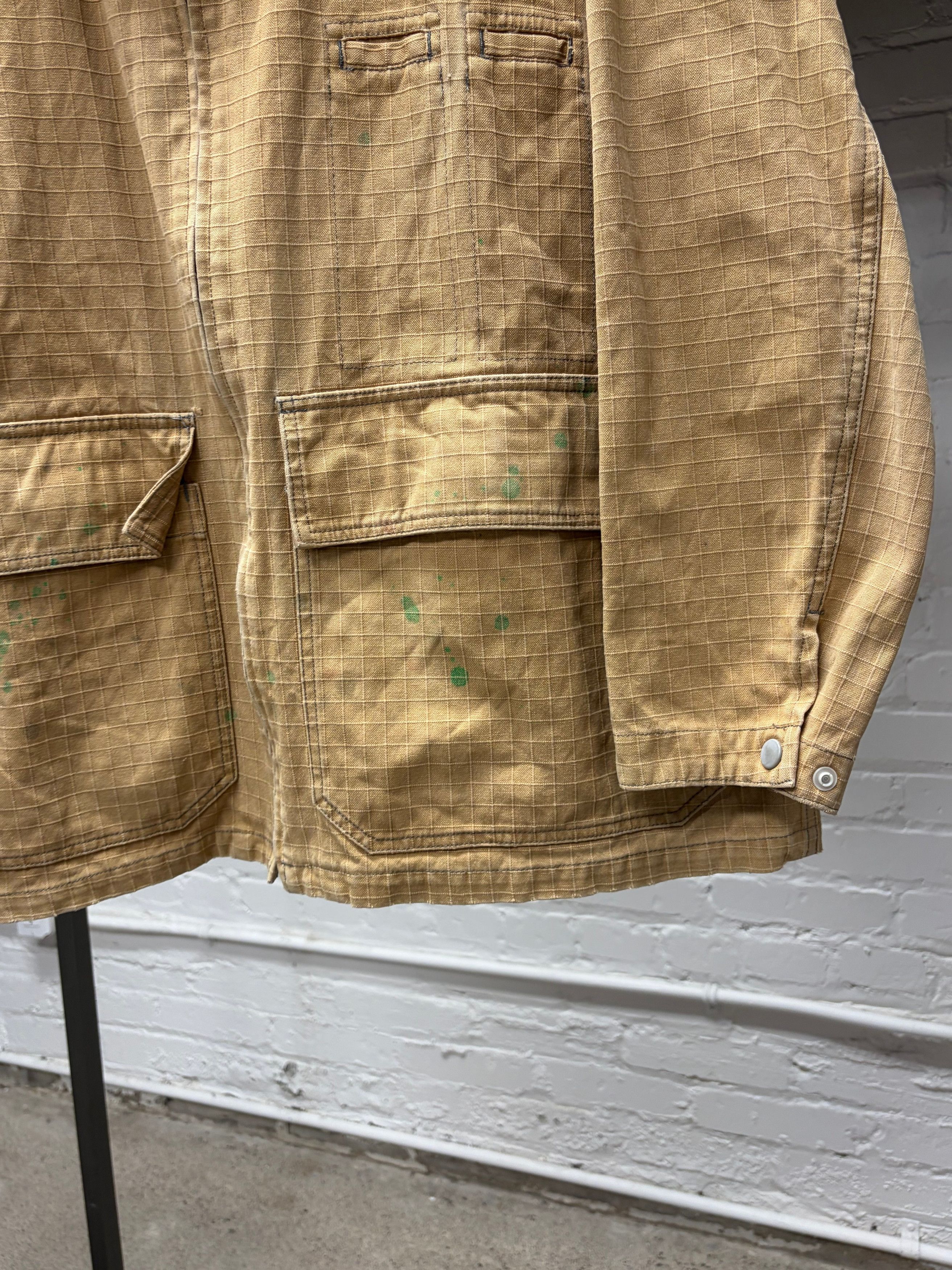 Undercover SS2000 Undercover x NGAP Paint Splattered Canvas Work Jacket Size US L / EU 52-54 / 3 - 2 Thumbnail