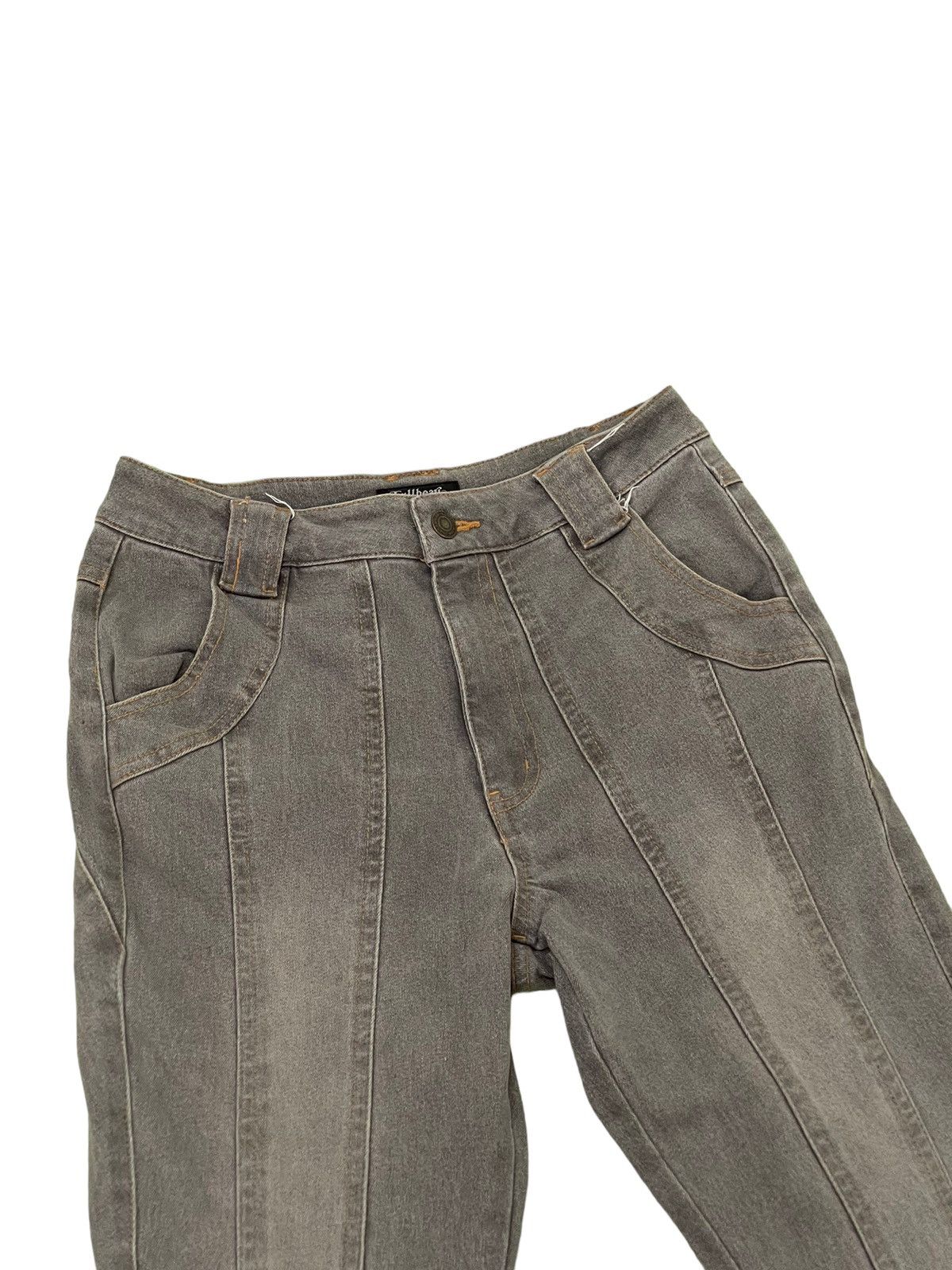 Japanese Brand Flare Jeans Full Hearts Stretch Skinny Boot Cut 8🟦1 Size US 28 / EU 44 - 8 Thumbnail
