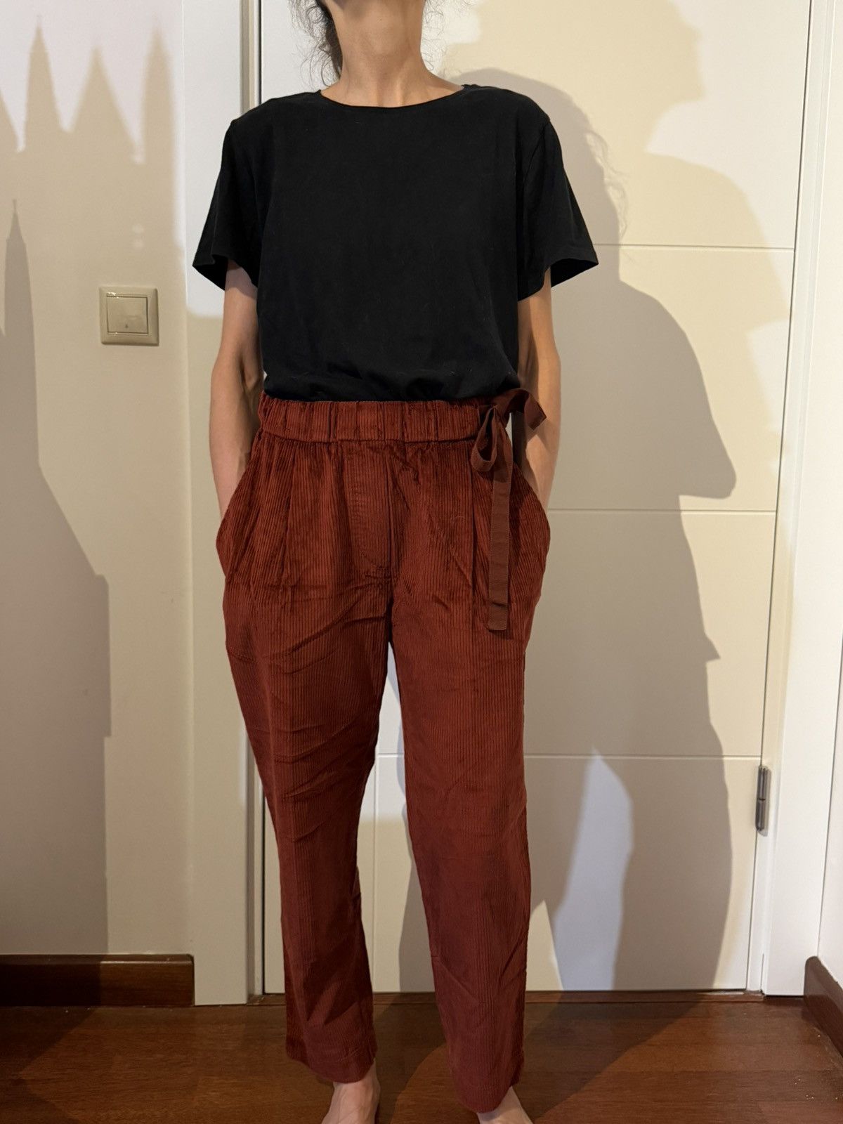 Brunello Cucinelli Brunello Cucinelli Corduroy Trousers – Rich Rust Tone Size 27" / US 4 / IT 40 - 2 Thumbnail