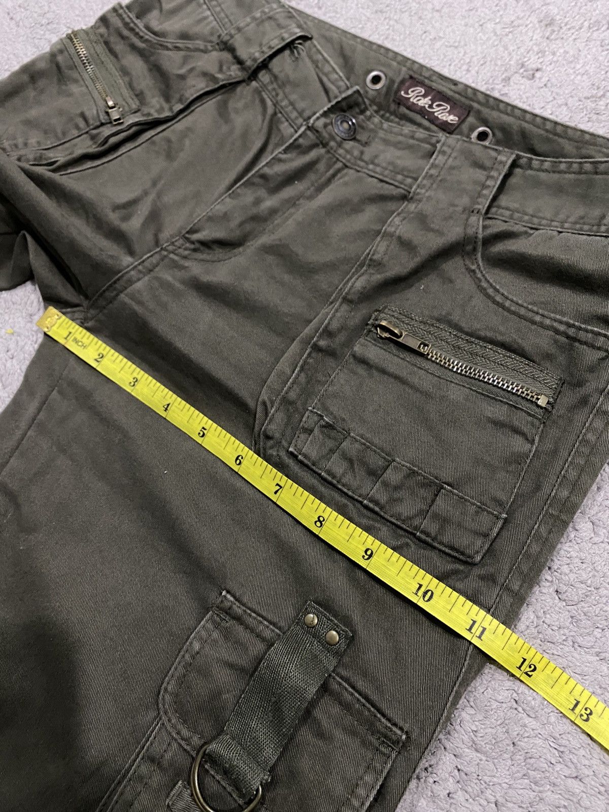 Other Rote Rose Cargo Bondage Flared Military Pants Like G.O.A Size US 32 / EU 48 - 15 Thumbnail