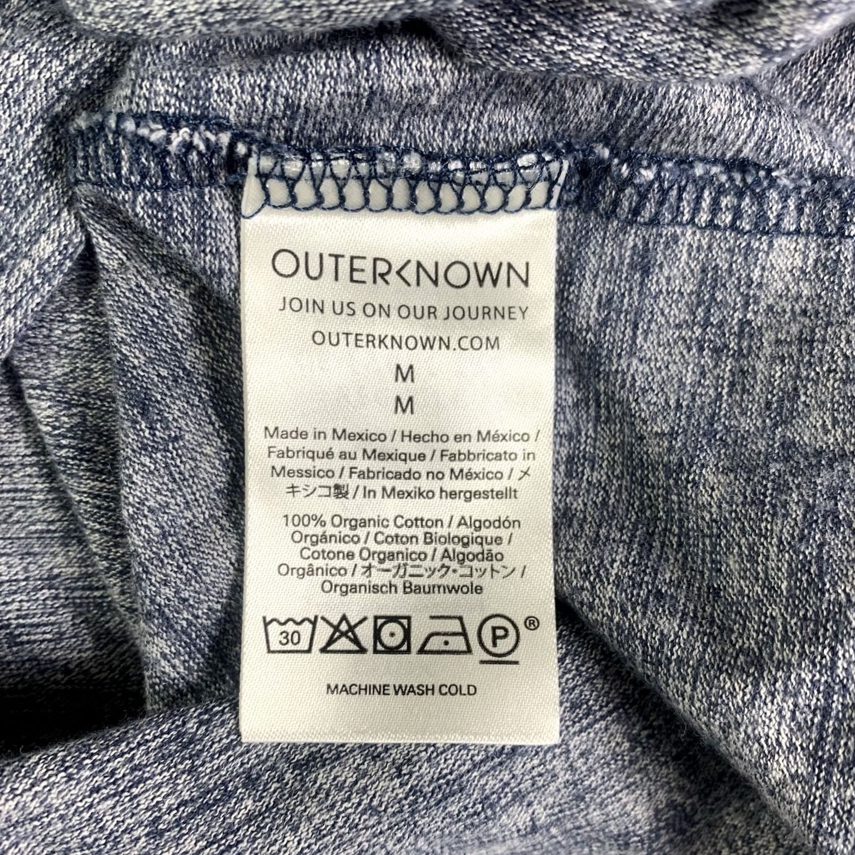 Outerknown Outerknown Hooded Shirt Women Medium Blue Lightweight Long Sleeve Pullover Size M / US 6-8 / IT 42-44 - 4 Thumbnail