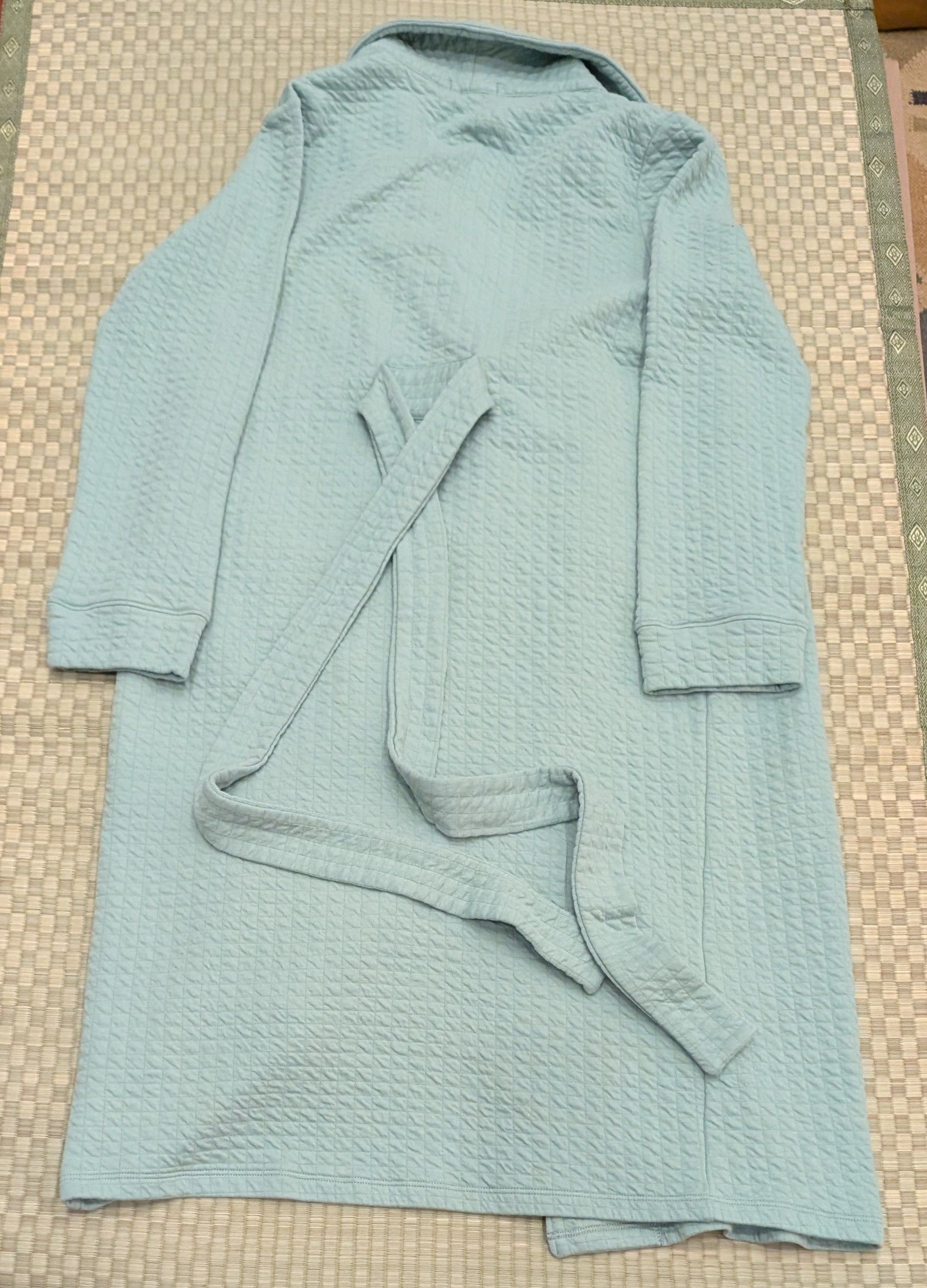 Other Lake Spa Robe Quilt Texture Green Made in Peru Size M / US 6-8 / IT 42-44 - 2 Thumbnail