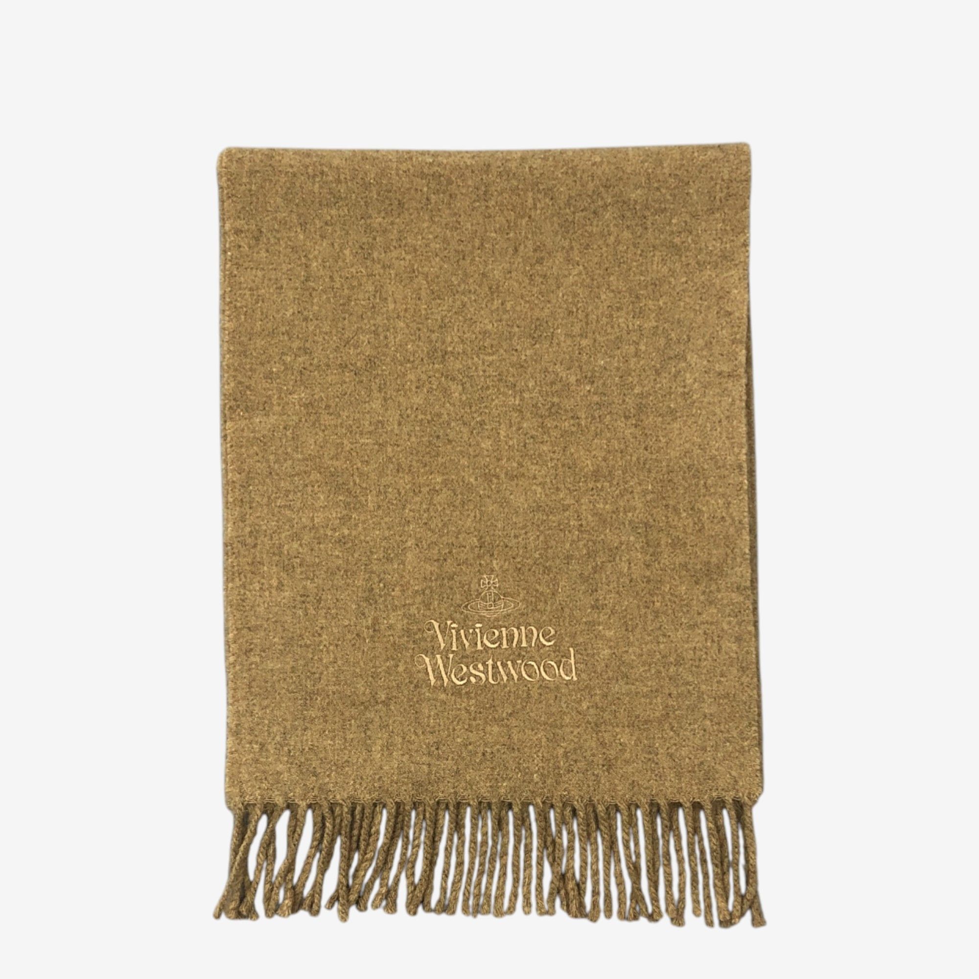 Japanese Brand Vintage Vivienne Westwood Scarf Muffler Orbs Wool Scarves Size ONE SIZE - 2 Thumbnail