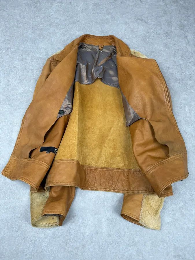 Roberto Cavalli AW2005 Cavalli Pony Hair Camel Leather Asymmetrical Jacket Size US M / EU 48-50 / 2 - 9 Thumbnail