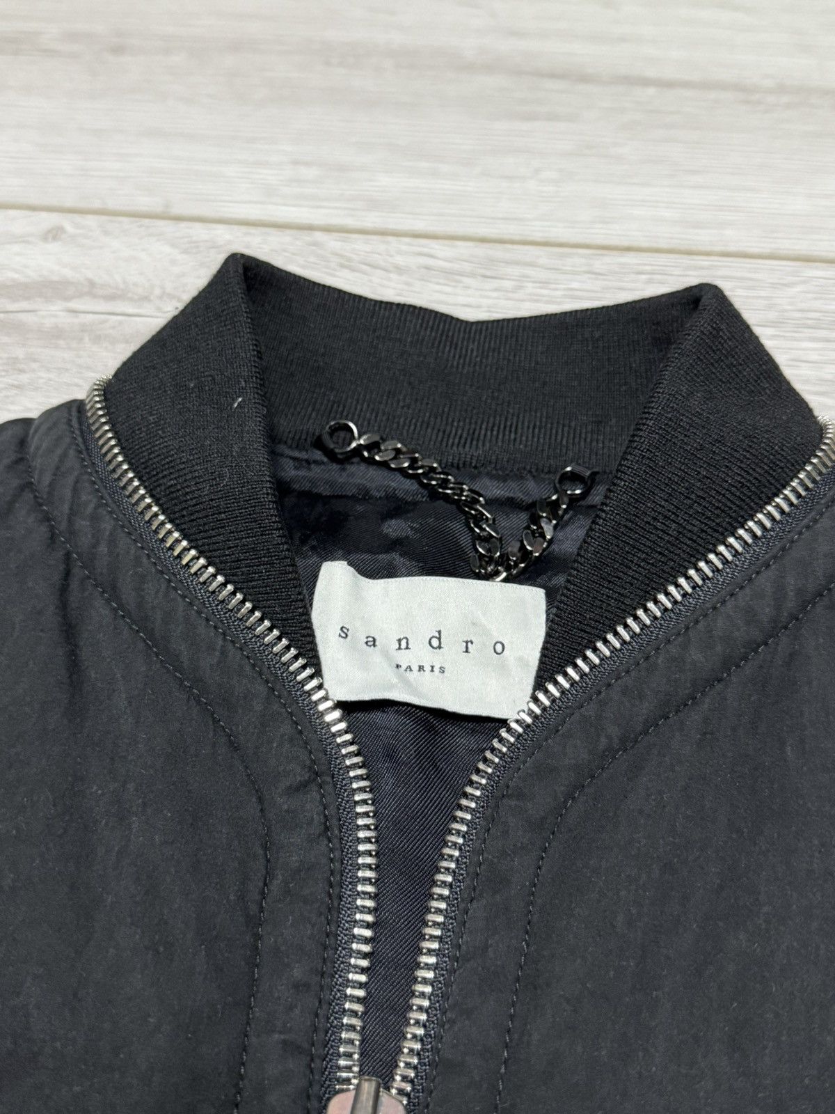 Sandro Sandro full zip bomber Size US S / EU 44-46 / 1 - 2 Thumbnail