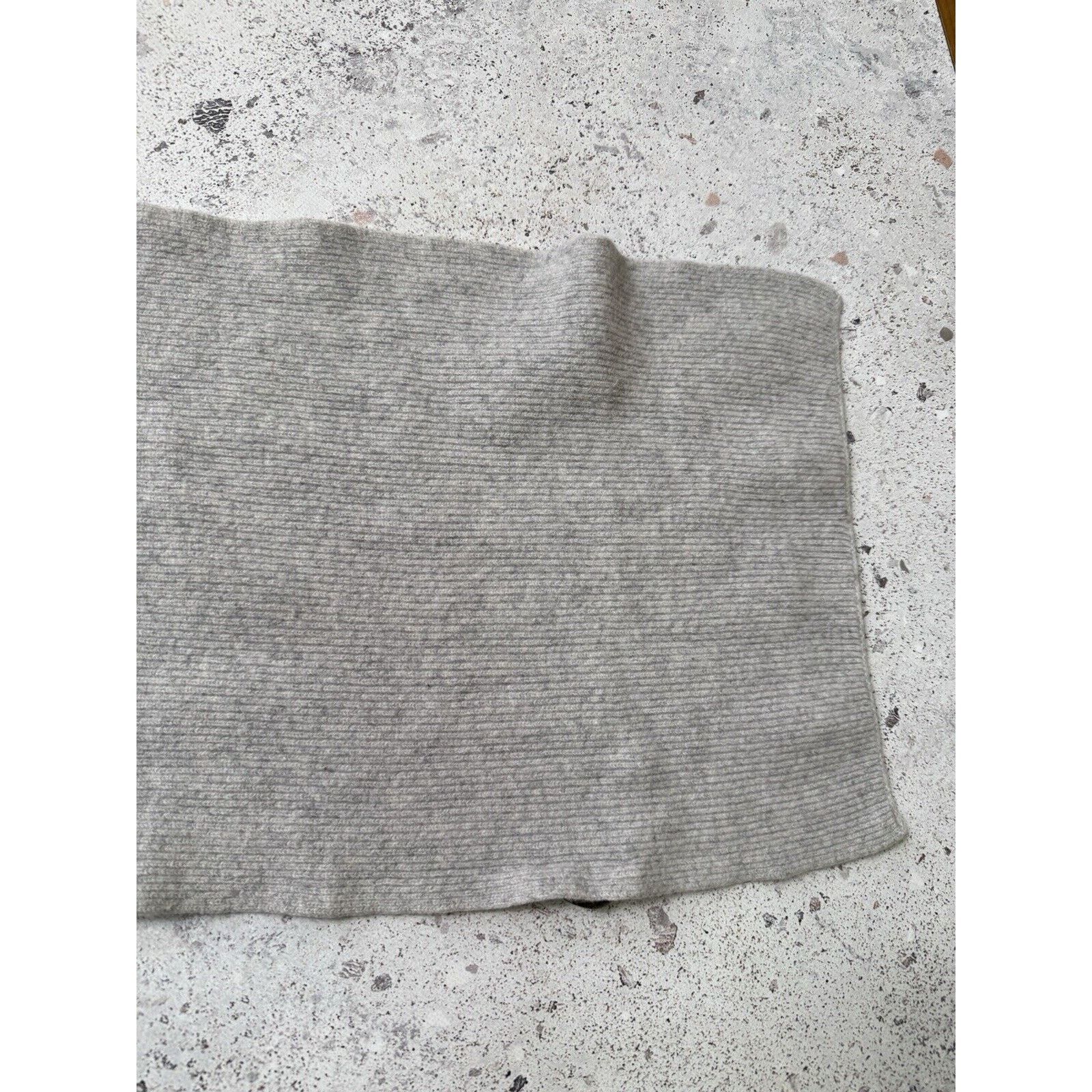Max Mara Max Mara Weekend Wool Womens Scarf Grey Size ONE SIZE - 18 Thumbnail