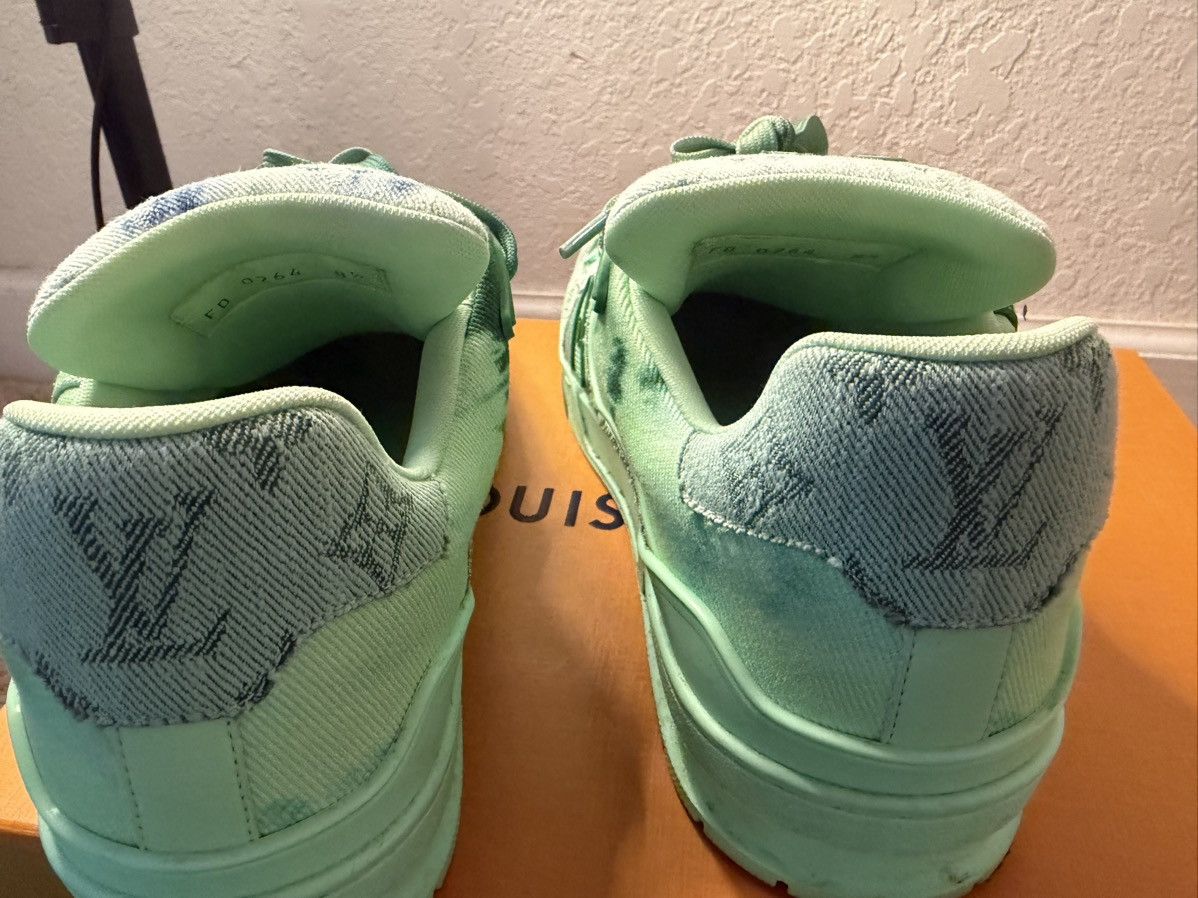 Louis Vuitton Green denim Louis Vuitton Trainers Size US 9.5 / EU 42-43 - 5 Thumbnail