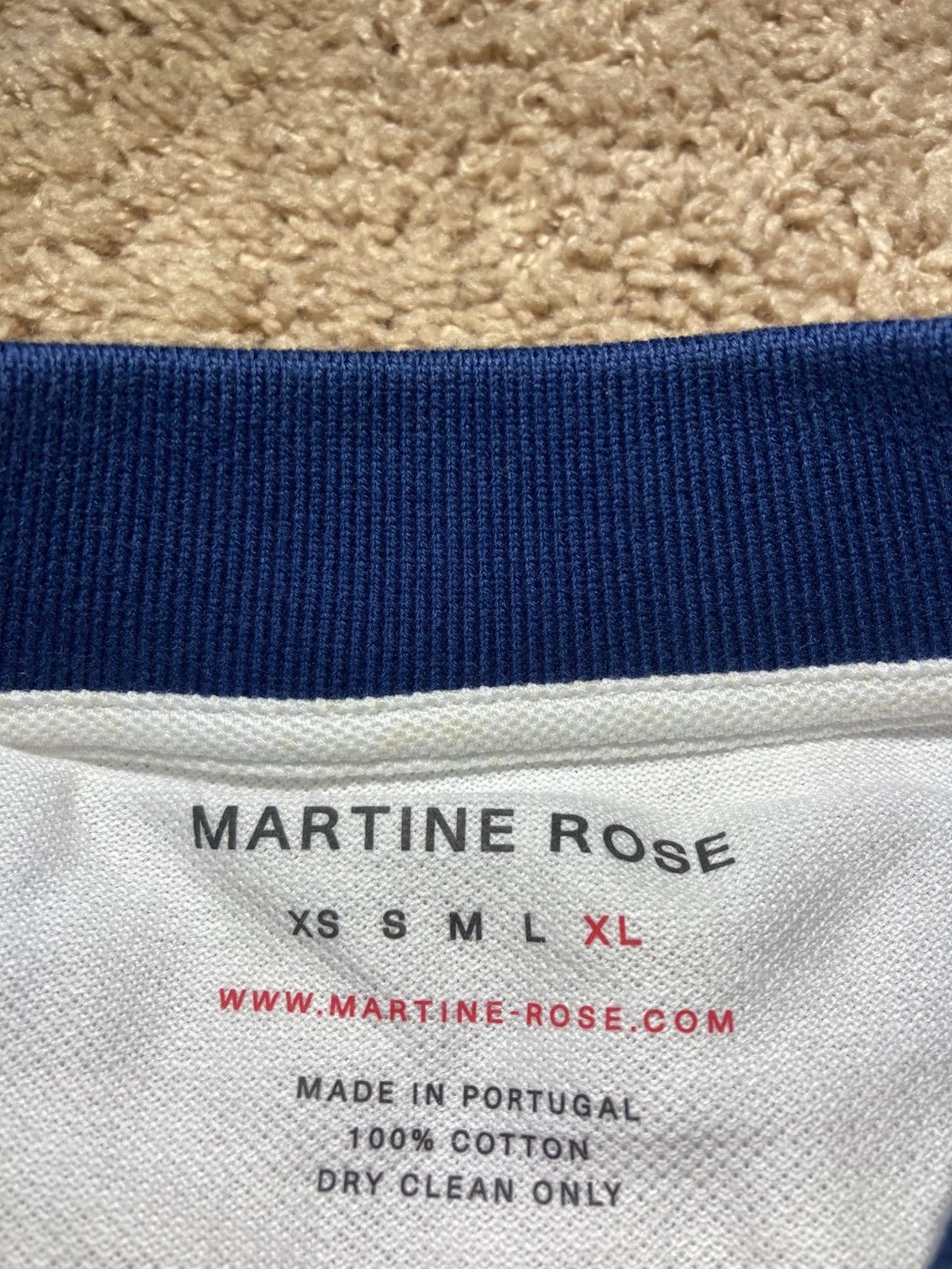Martine Rose New SS20 Martine Rose Striped Patchwork Polo Anywear 2020 XL Size US XL / EU 56 / 4 - 3 Thumbnail