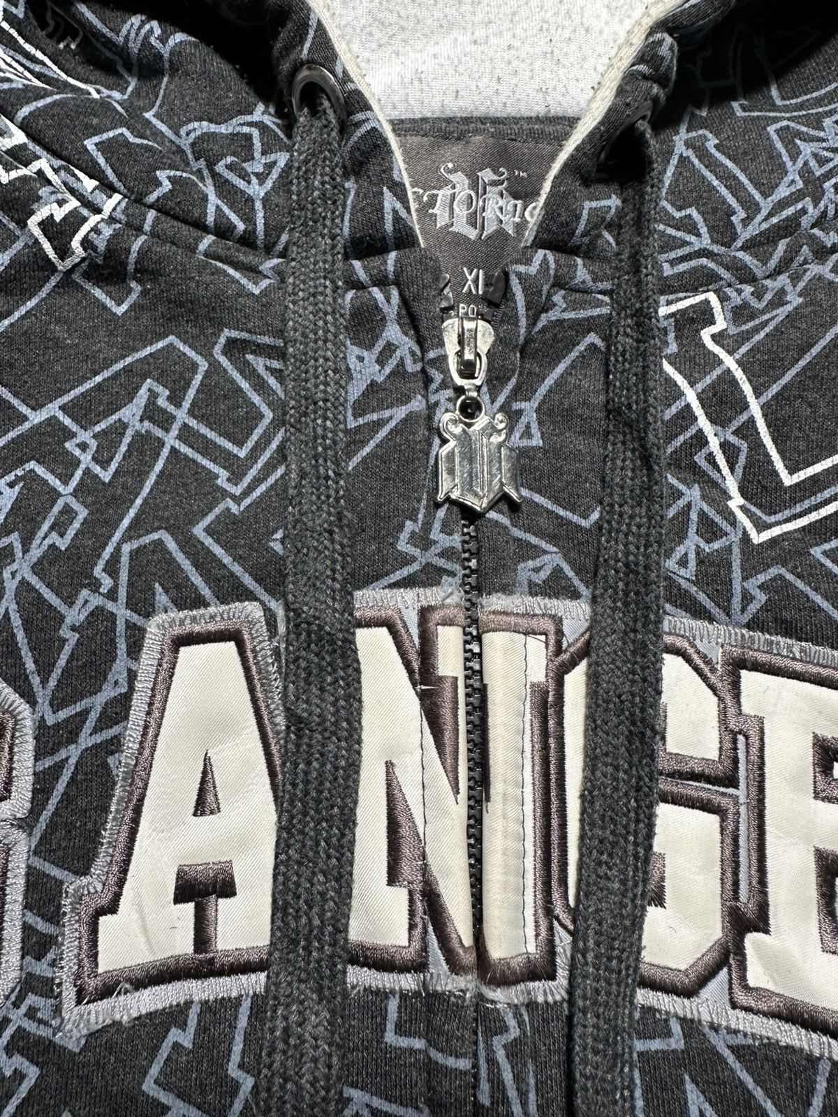 Vintage Victorious Urban Underground "LA" graphic pattern Hoodie Size US XXL / EU 58 / 5 - 8 Thumbnail