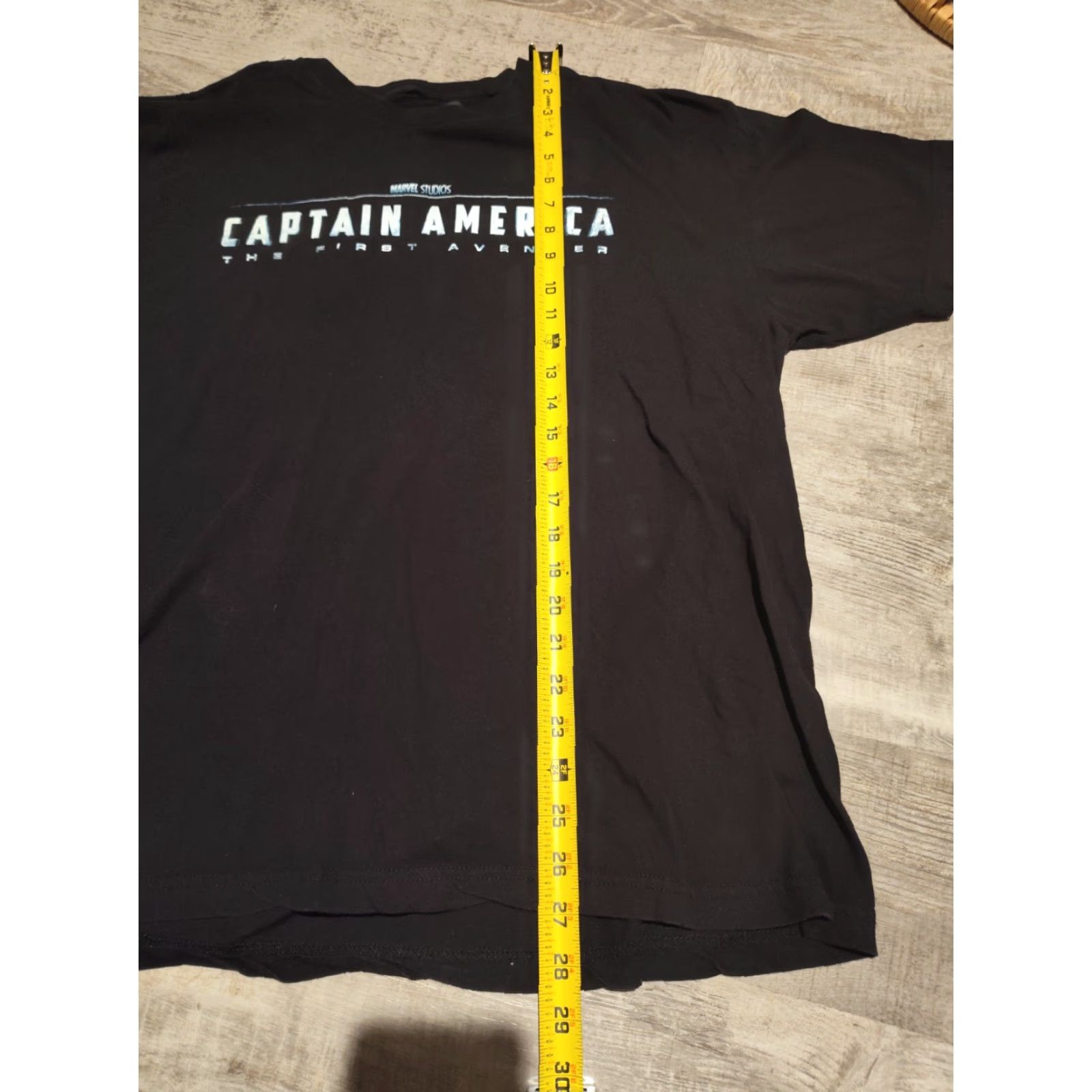 Vintage VINTAGE Marvel Captain America Movie T-Shirt Men Large Black Graphic Print 2011 Comic Fan Size US L / EU 52-54 / 3 - 5 Thumbnail