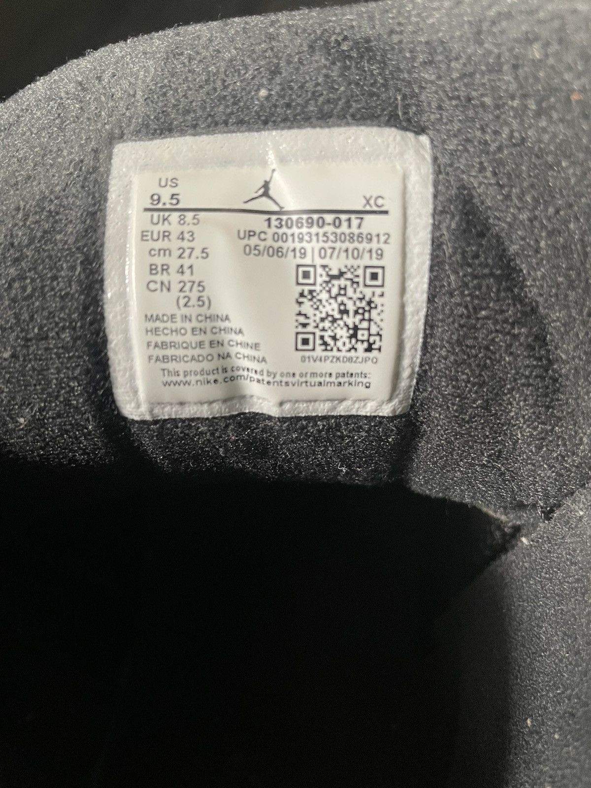 Jordan Brand Jordan 12 Retro Reverse Taxi Size US 9.5 / EU 42-43 - 6 Thumbnail