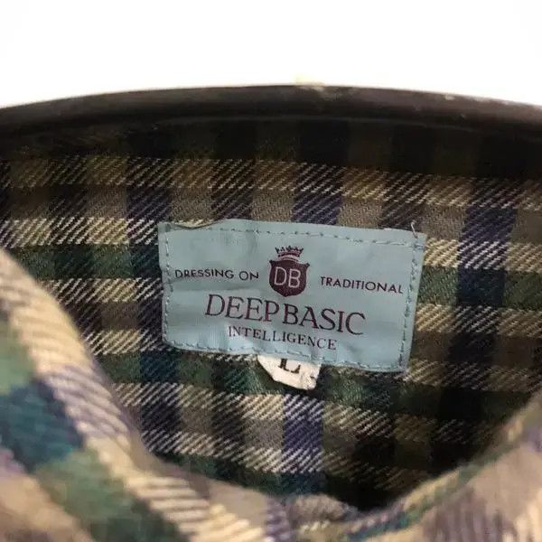 Flannel × Vintage Vintage Deep Basic Plaid Tartan Flannel Shirt 👕 Size US L / EU 52-54 / 3 - 3 Thumbnail