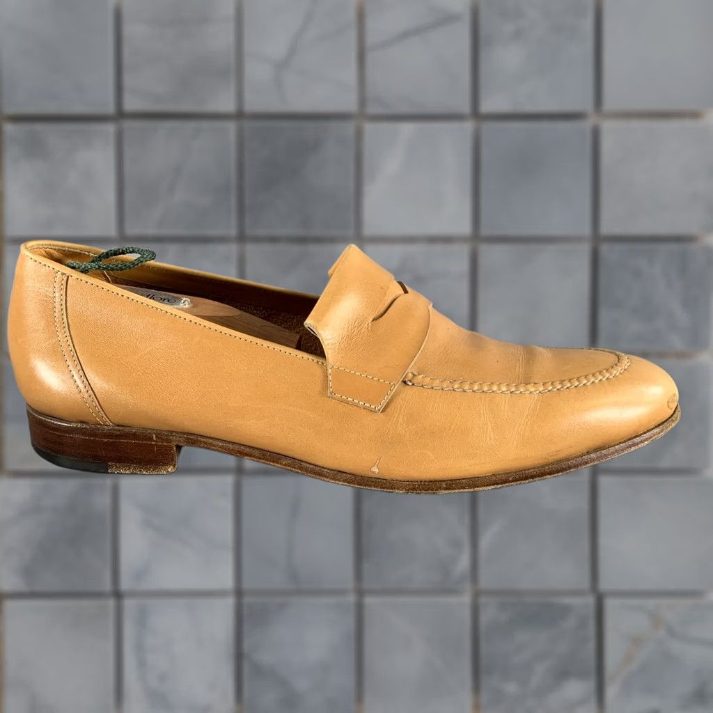 John Lobb JOHN LOBB CHENTENHAM Size 9 Tan Leather Penny Loafers Mens Shoes Dress Loafers Leather Tan 9-JOHN LOBB CHENTENHAM Penny Loafers Mens Size US 9 / EU 42 - 1 Thumbnail