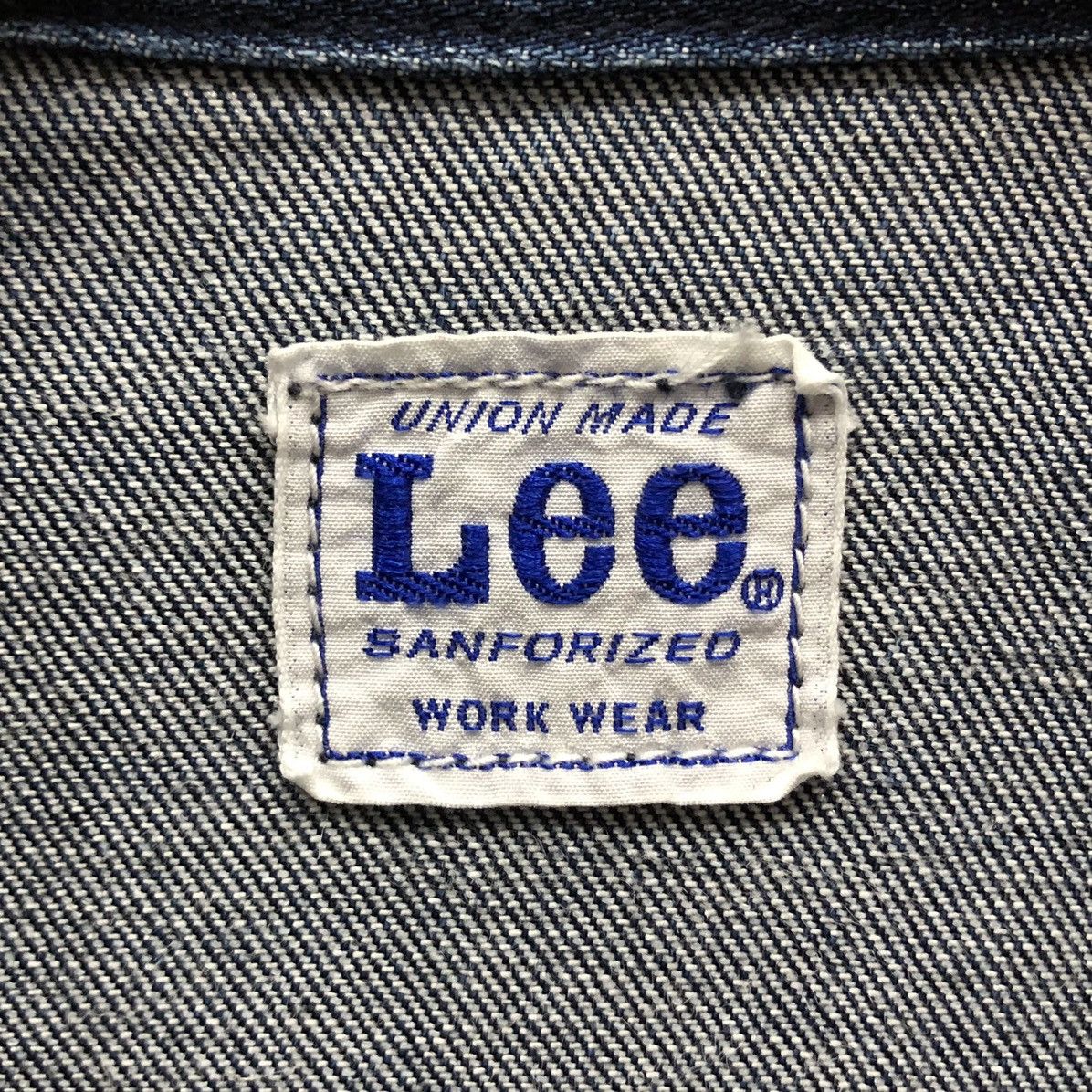 Lee Vintage 90s Lee Denim Workwear Union Made Jeans Women Jacket Size M / US 6-8 / IT 42-44 - 16 Thumbnail