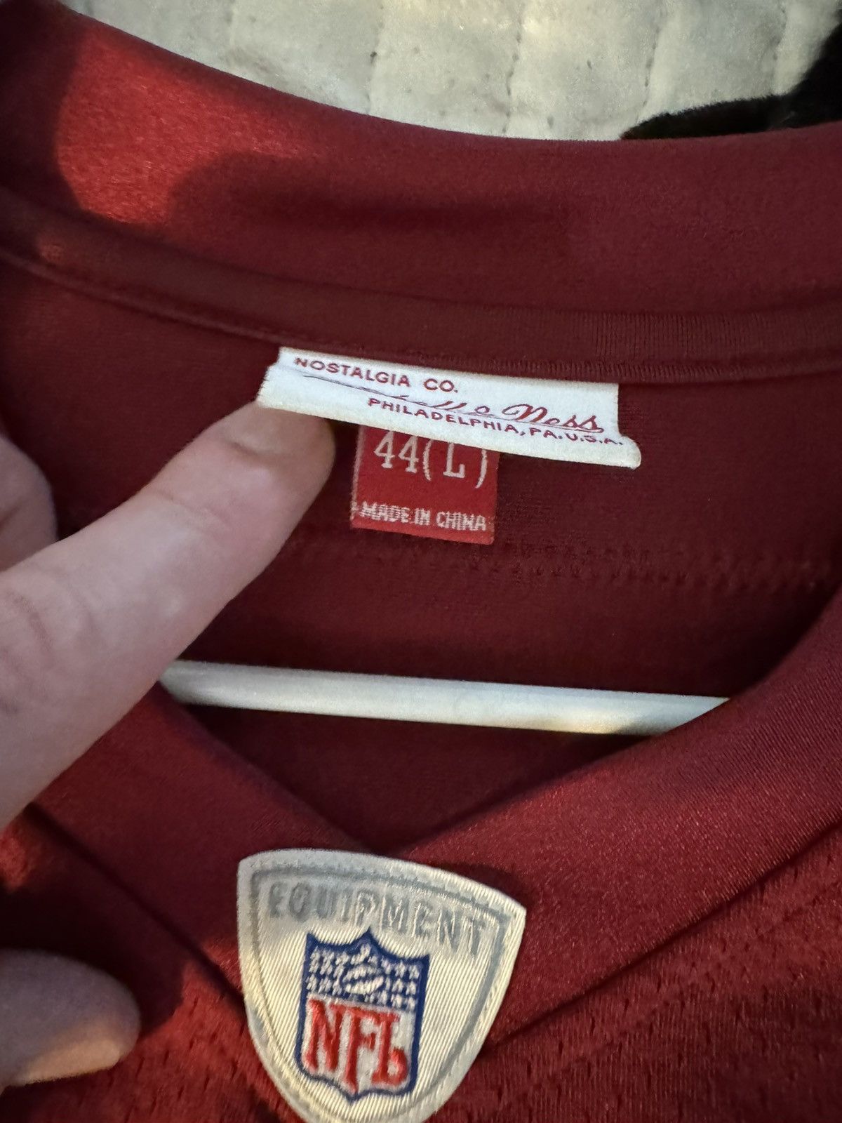 Mitchell & Ness Sean Taylor Redskins 75th Ann. Mitchell & Ness sz L Size US L / EU 52-54 / 3 - 5 Thumbnail