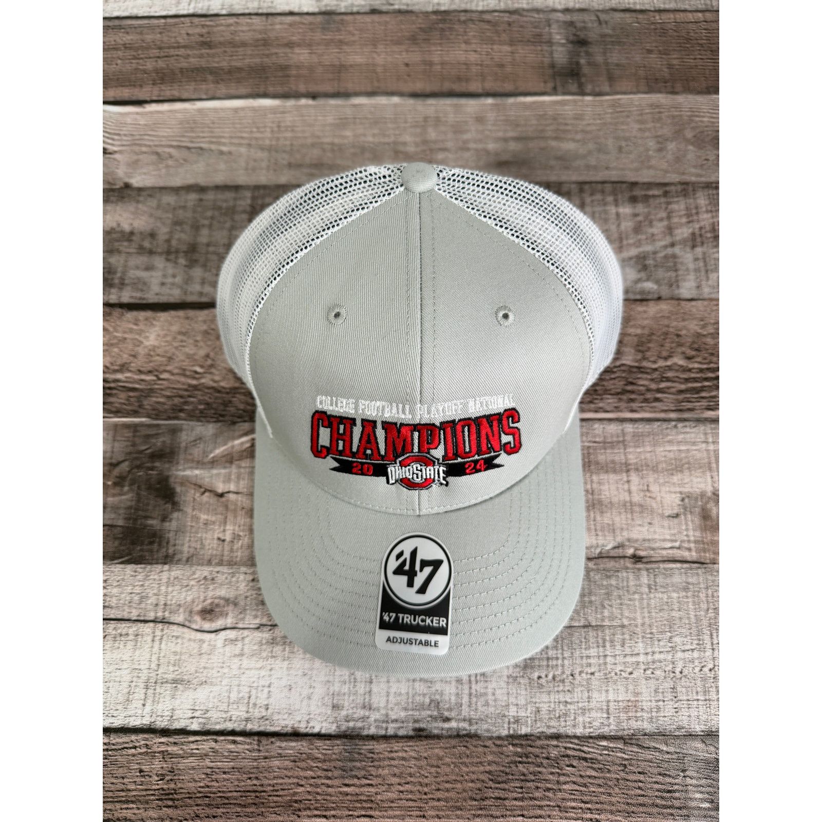 47 NWT Ohio State Buckeyes 2024 National Champions Snapback Hat Size ONE SIZE - 3 Thumbnail