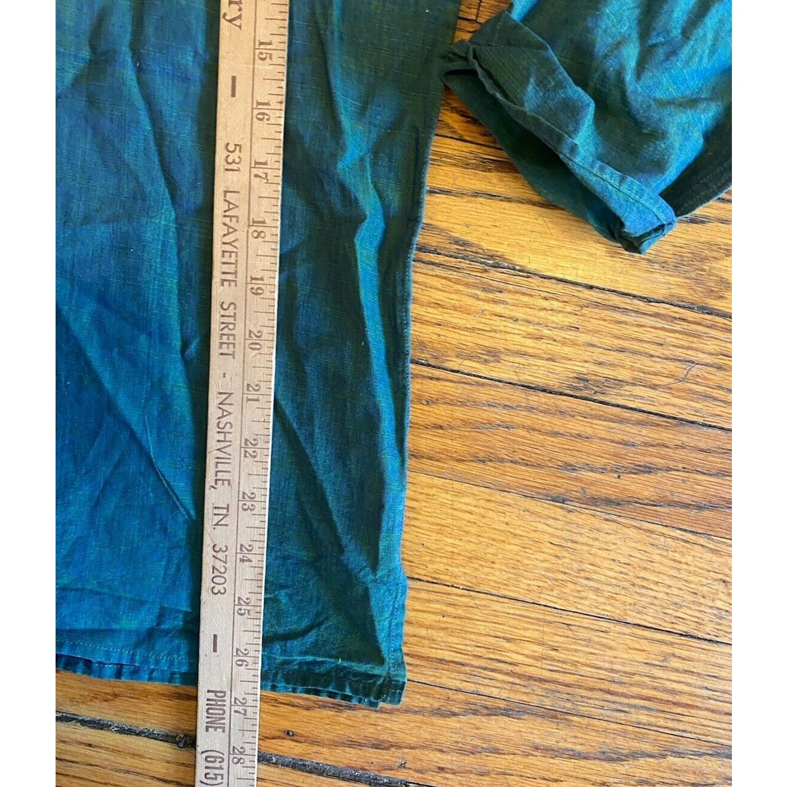 Other Cotton Cottage Mens Medium Button Shirt Green Size US M / EU 48-50 / 2 - 8 Thumbnail