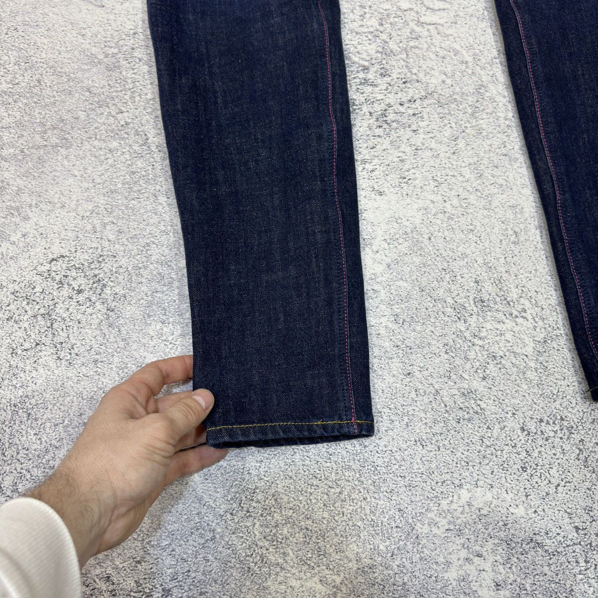 Scotch & Soda Scotch & Soda Mens Indigo Slim Jeans 32x34 Size US 32 / EU 48 - 4 Thumbnail