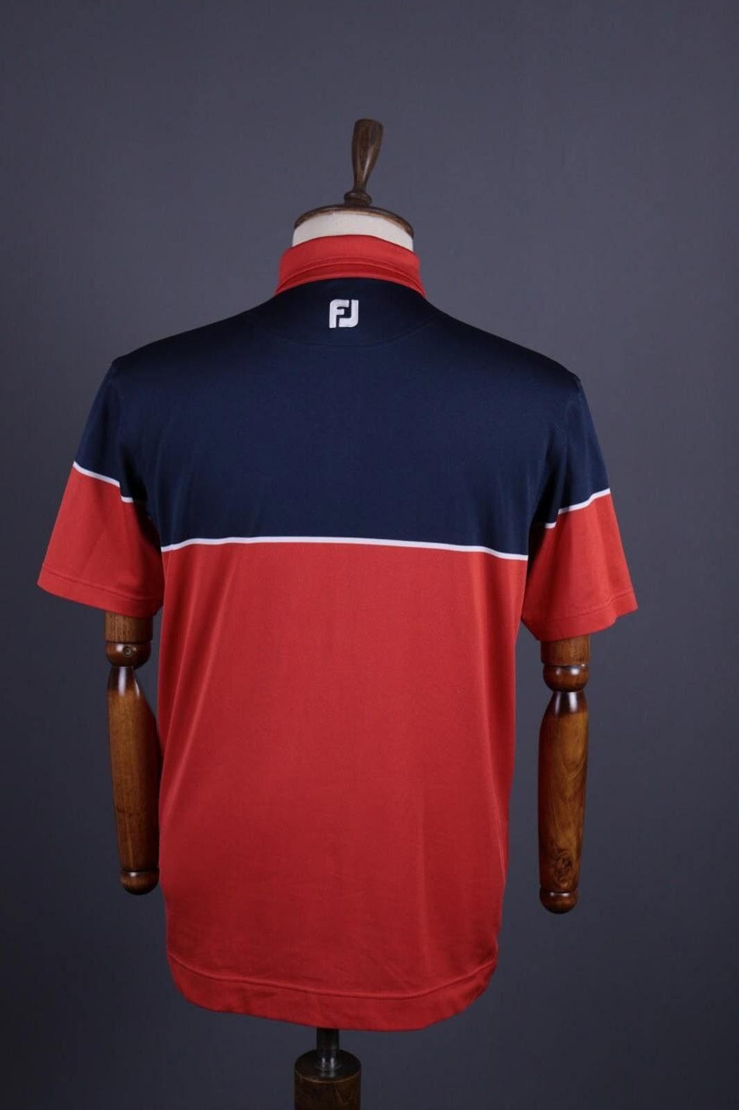 Fjallraven FJ FootJoy Athletic Fit Red Blue Tennis Polo Shirt Size L Size US L / EU 52-54 / 3 - 9 Thumbnail