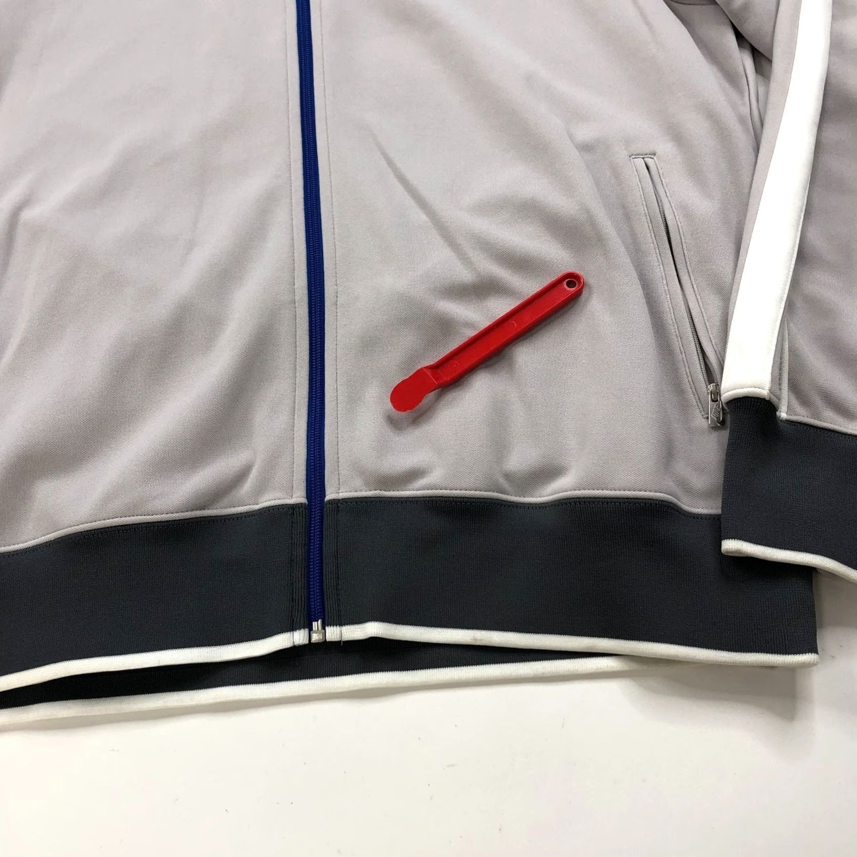 Nike Nike National 98 Mens XL Full Zip Track Jacket Gray Size US XL / EU 56 / 4 - 3 Thumbnail