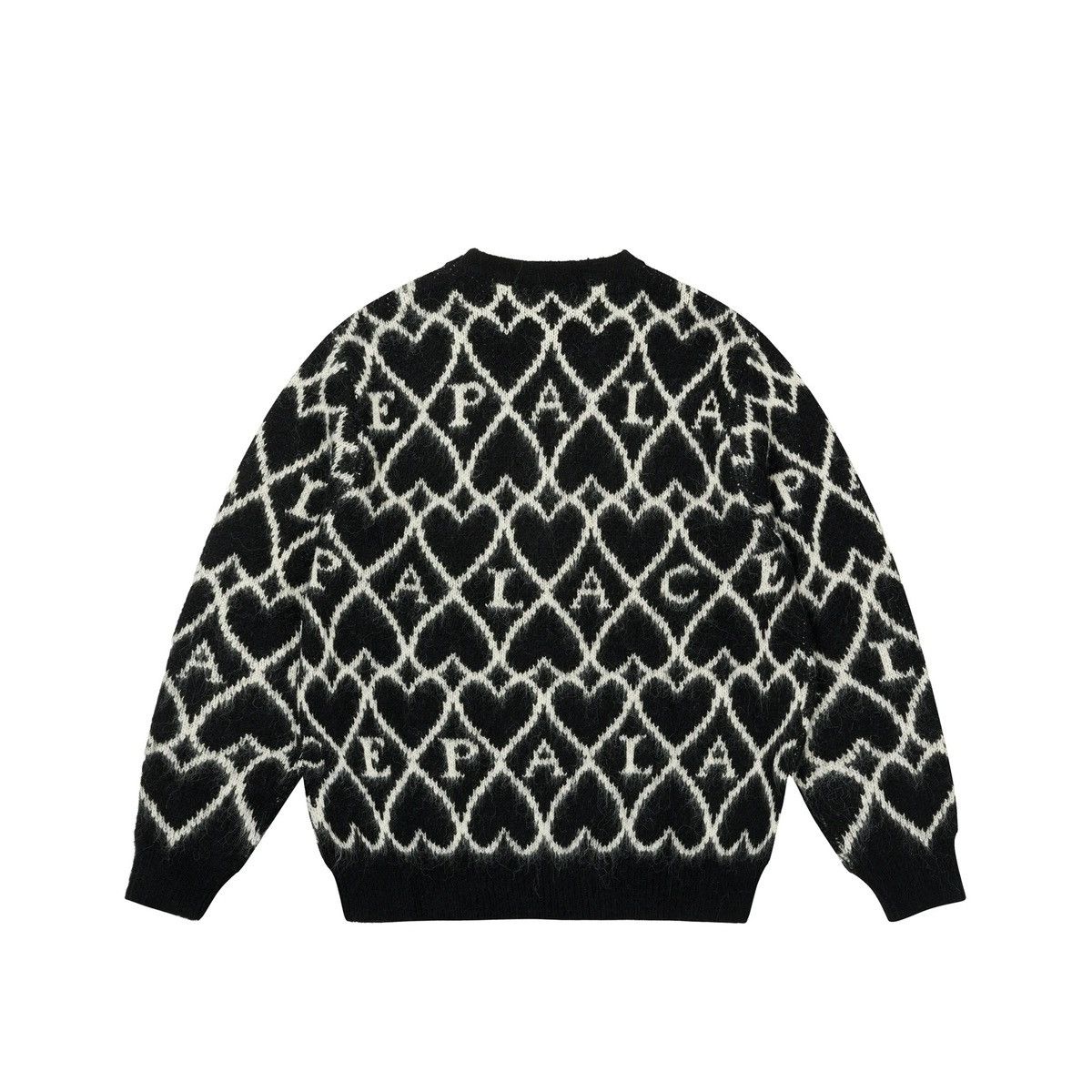Palace Palace Hairy Heart Knit Sweater Size US L / EU 52-54 / 3 - 2 Thumbnail