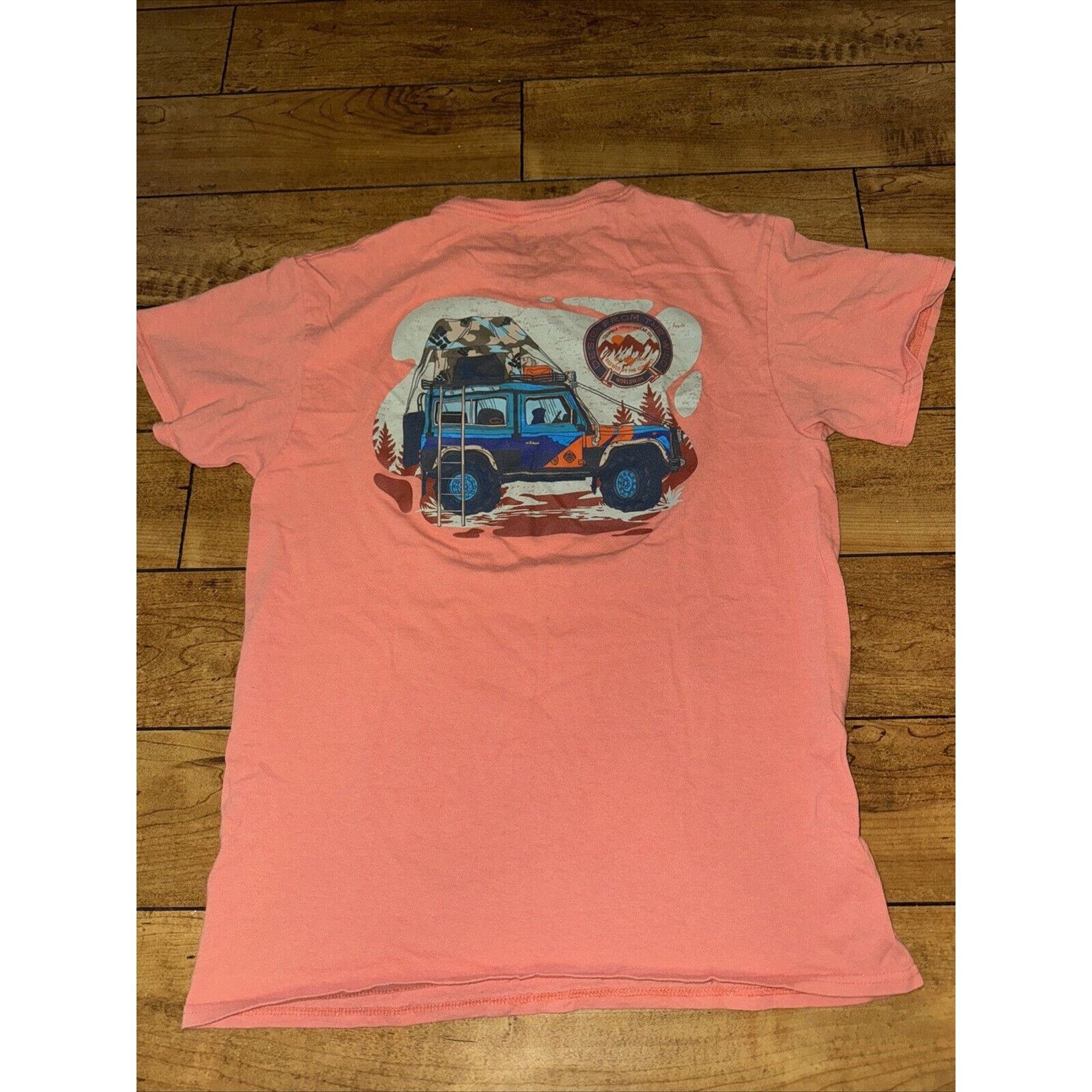 Columbia Columbia Sportswear Co Off Roading T-Shirt Red 19x26 Size US M / EU 48-50 / 2 - 1 Thumbnail