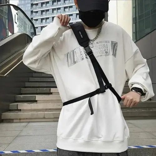 Japanese Brand × Vintage Harajuku Large Nylon Sling Bag Unisex Size ONE SIZE - 3 Thumbnail