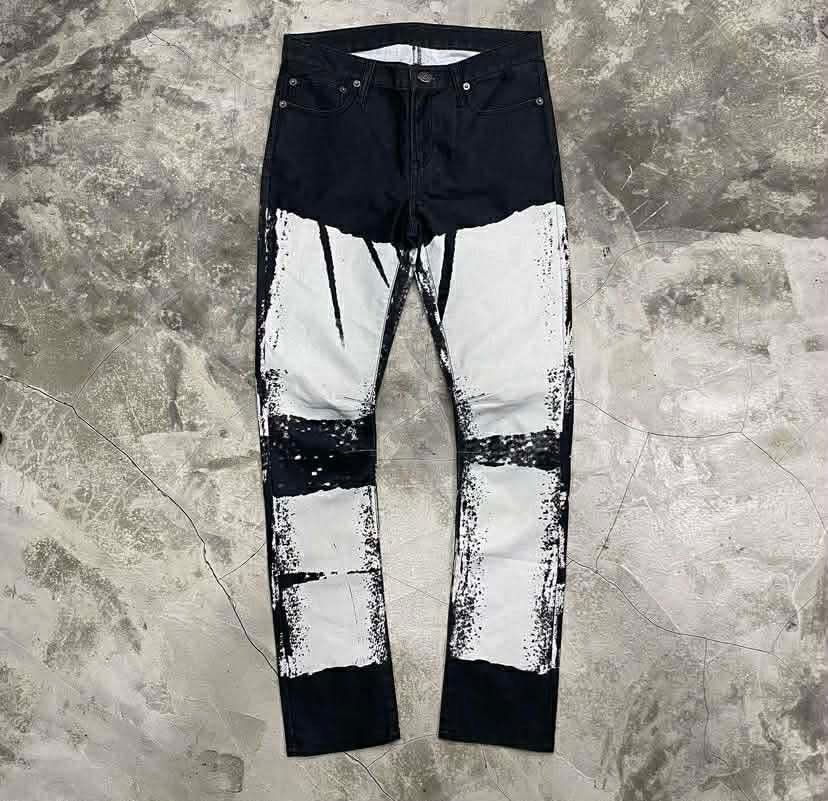 Helmut Lang Bleached Stretch Pants Size US 28 / EU 44 - 1 Thumbnail