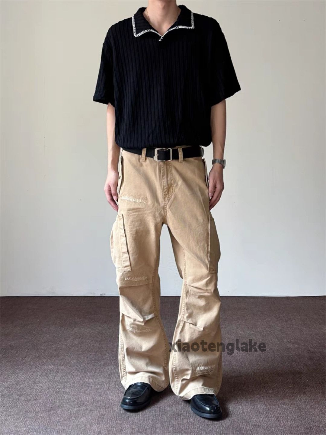 Designer × Japanese Brand × Vintage Unisex outdoor punk grunge bootcut carpenter pants Size US 28 / EU 44 - 2 Thumbnail