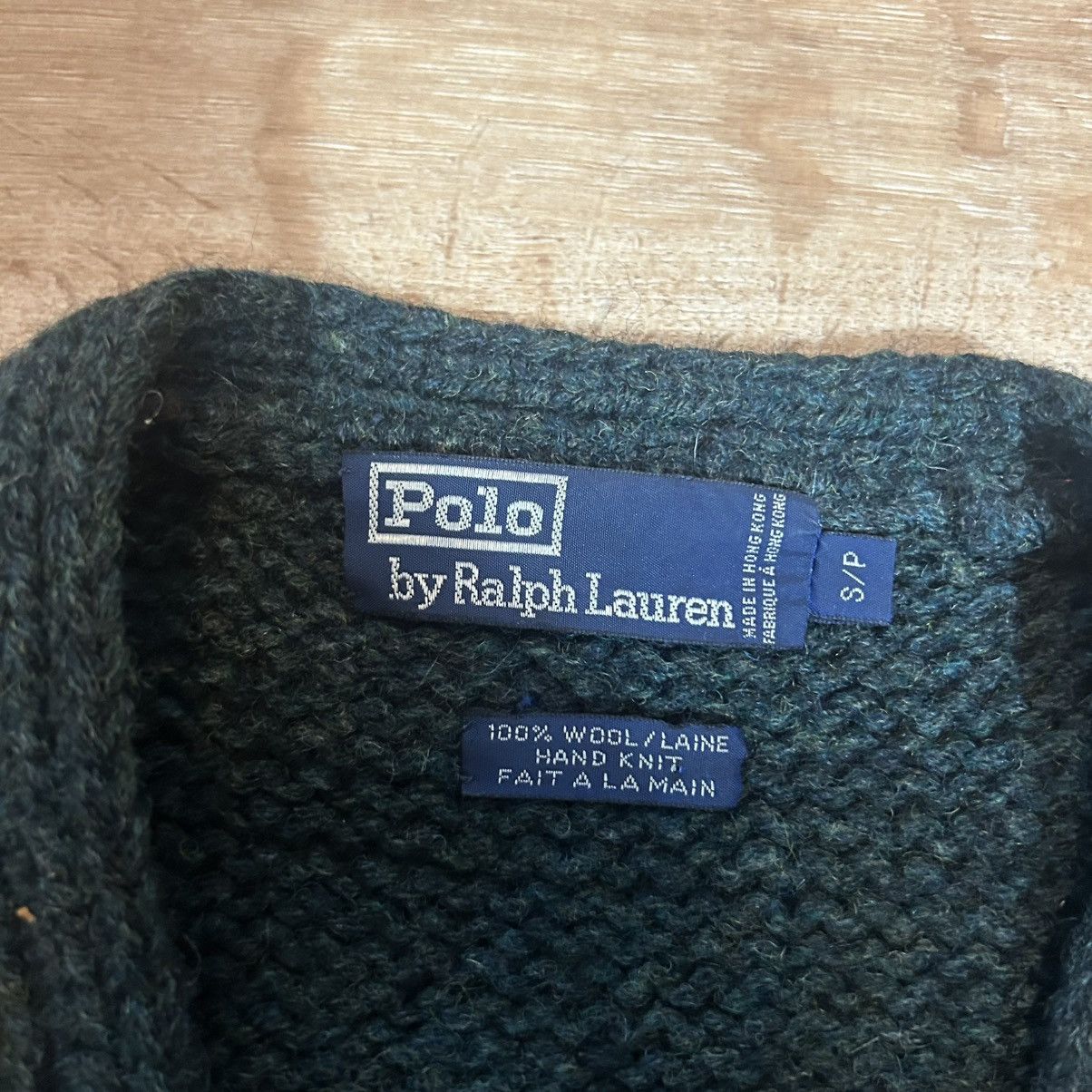 Polo Ralph Lauren Vintage 1980s Polo Ralph Lauren Hand Knit Wool Vest S Size US S / EU 44-46 / 1 - 4 Thumbnail