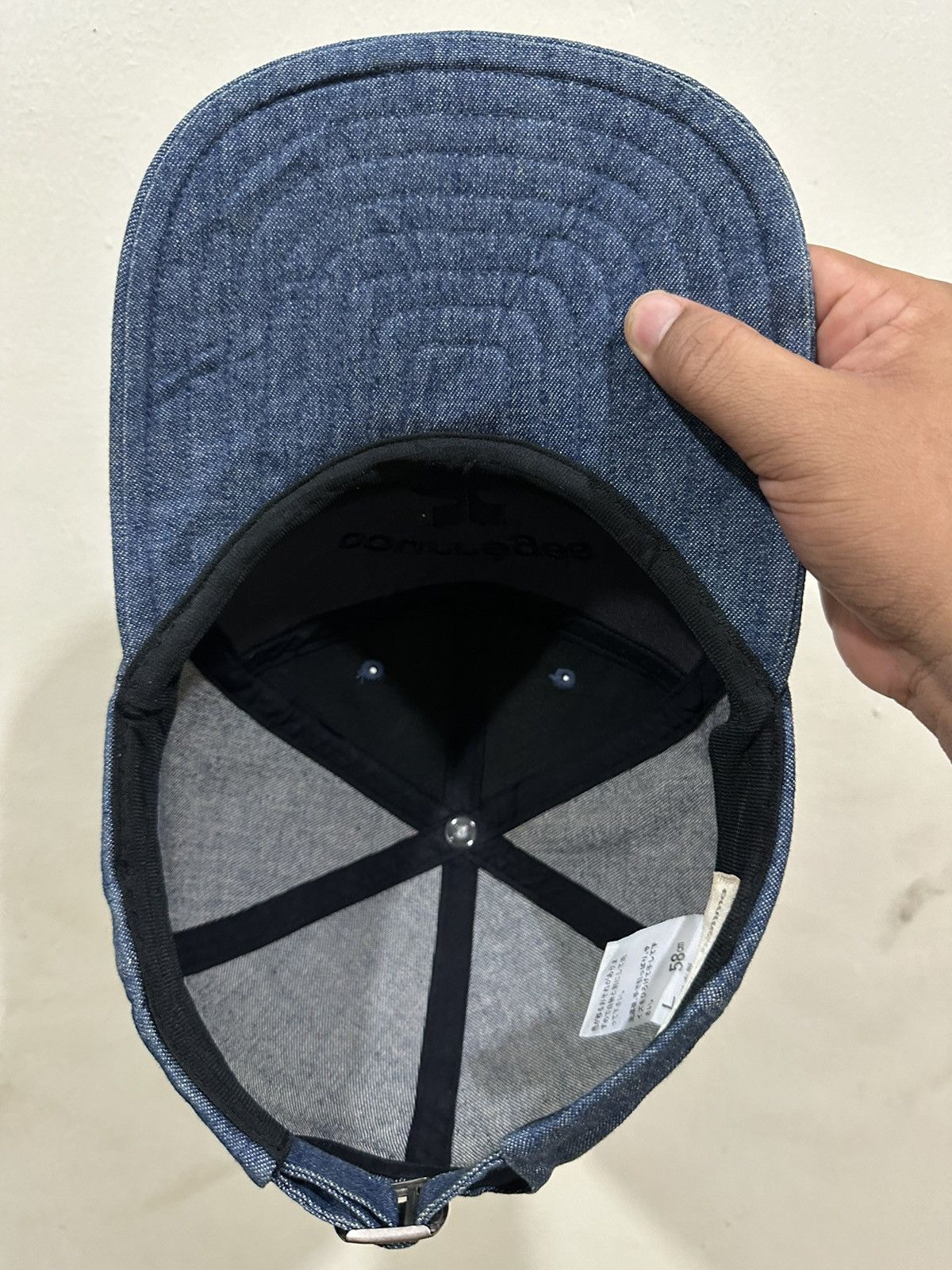 Courreges VTG Couragges Homme Denim Style Hat Size ONE SIZE - 6 Thumbnail