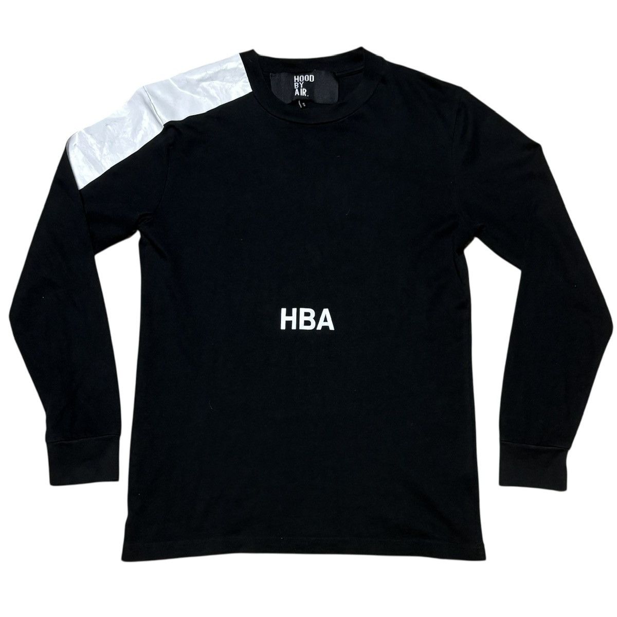 Hood By Air HBA pulse wave earth printed long sleeve shirt | Grailed