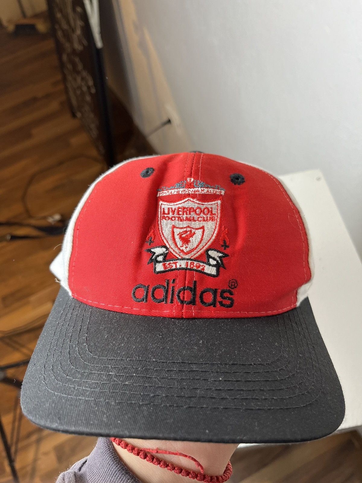 激レア 80s adidas × リバプール キャップ デッドストック 激レア 80s adidas × リバプール キャップ デッドストック