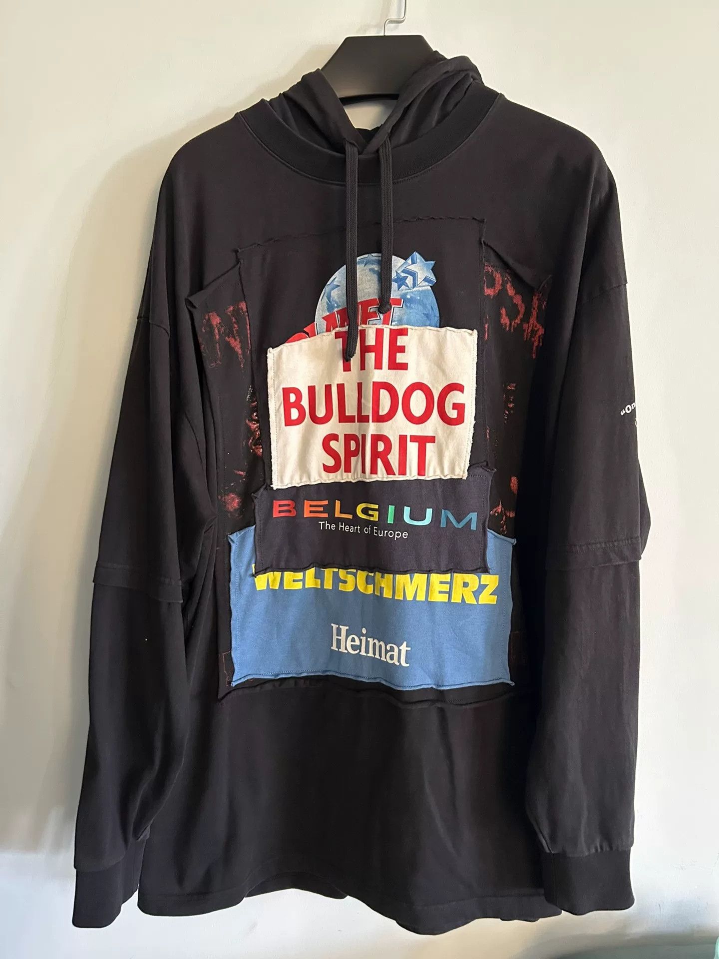 Vetements vetements black graphic hoodie size small Size US S / EU 44-46 / 1 - 1 Thumbnail